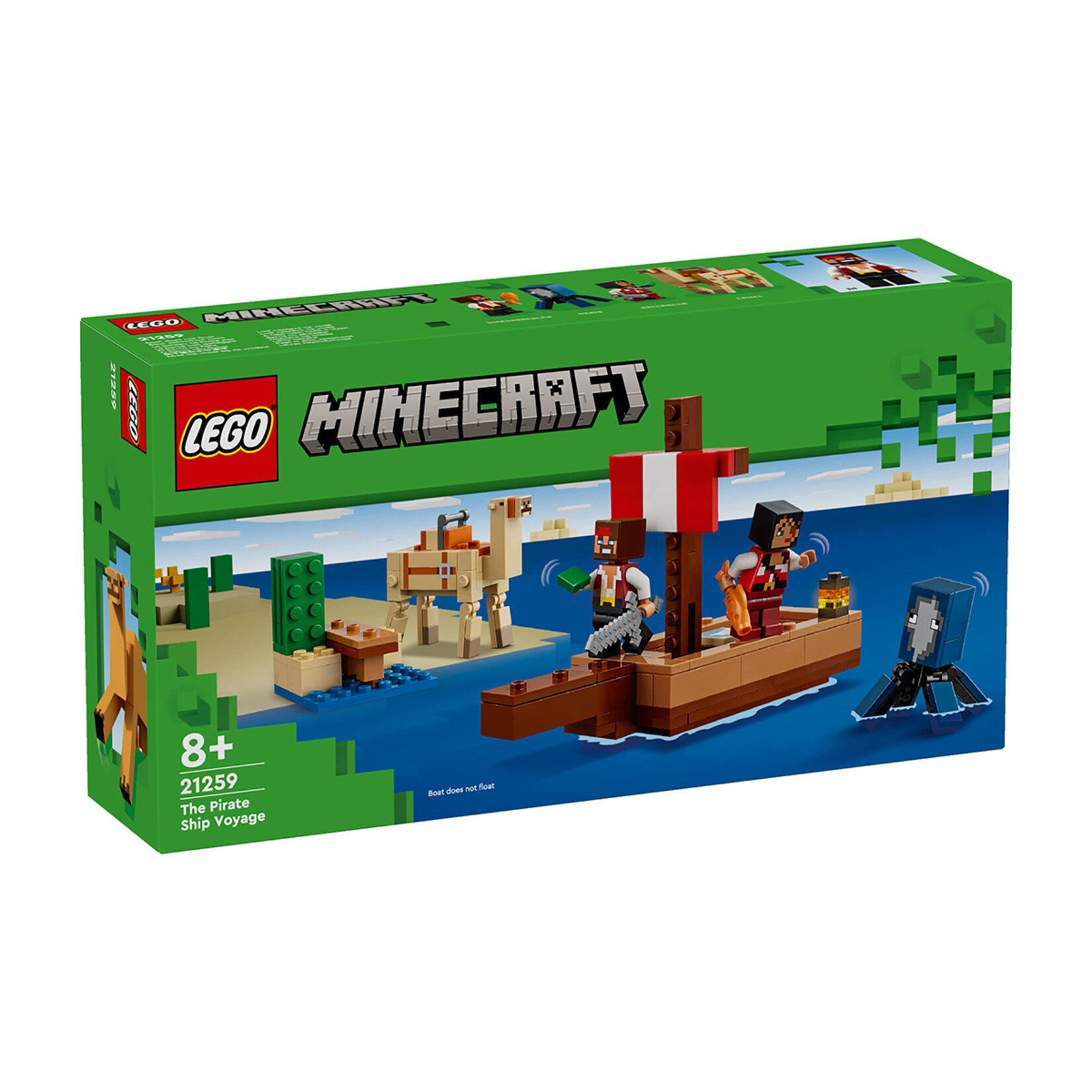 Lego Minecraft 21259 Korsan Gemisi Yolculuğu 8+ Yaş