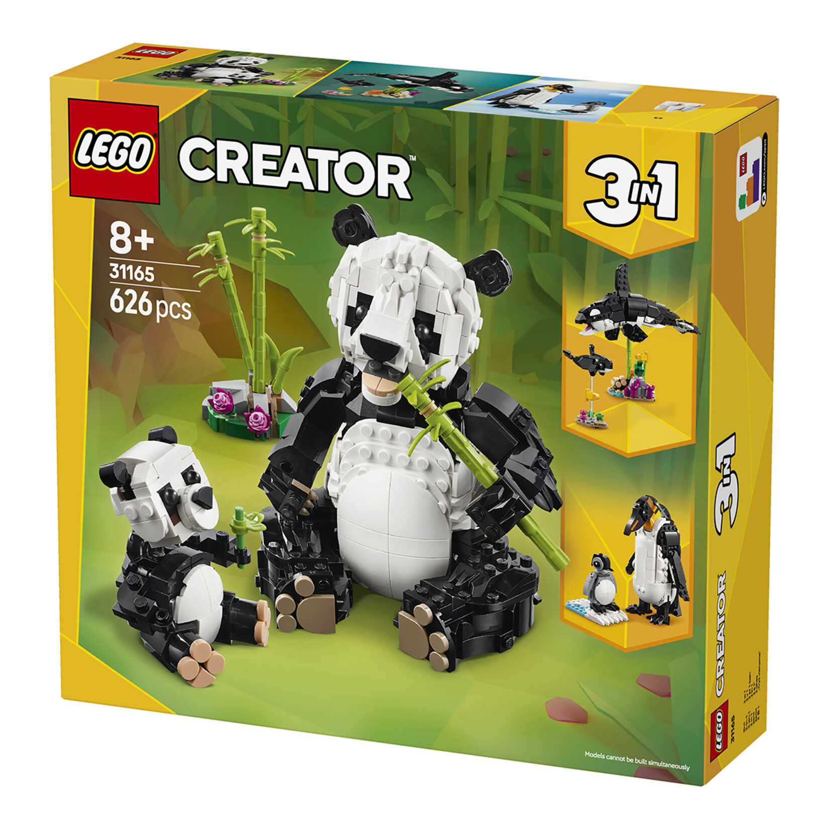 Lego 31165 Creator Vahşi Hayvanlar Panda Ailesi 8+
