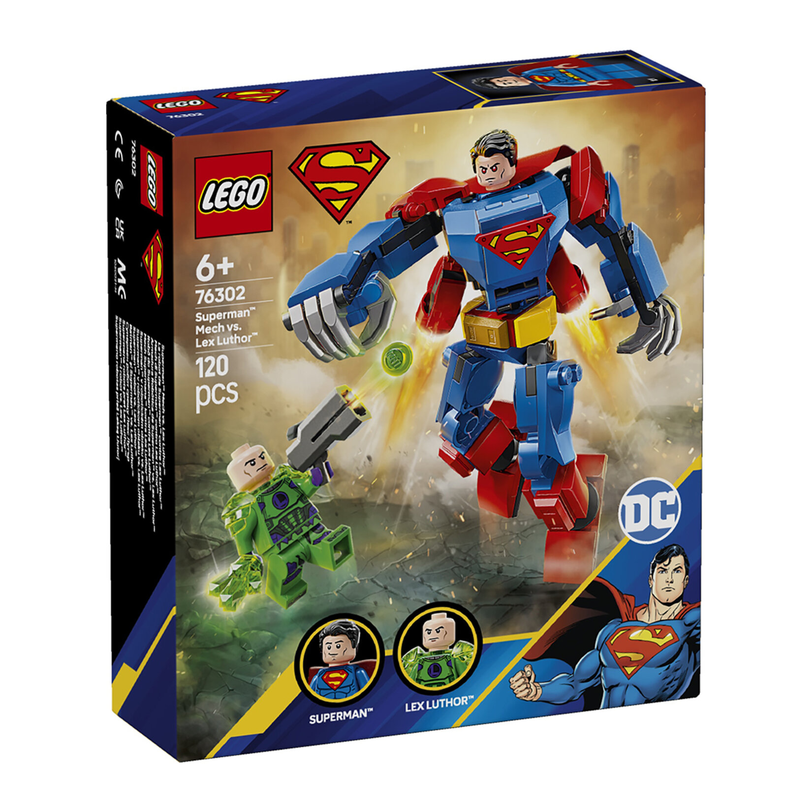 Lego 76302 Superman Robotu Lex Luthor'a Karşı 6+