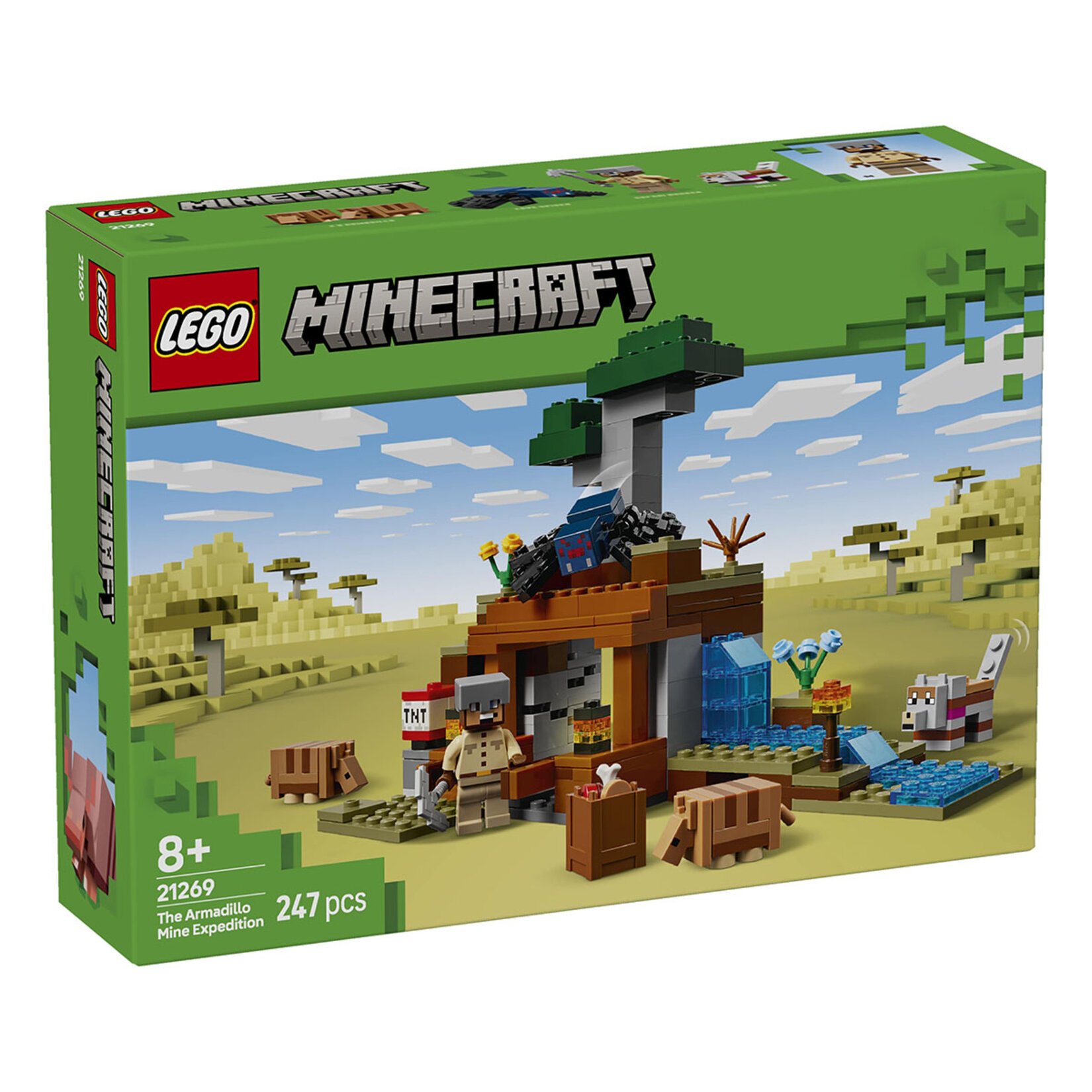 Lego 21269 Minecraft Armadillo Maden Keşfi 8+