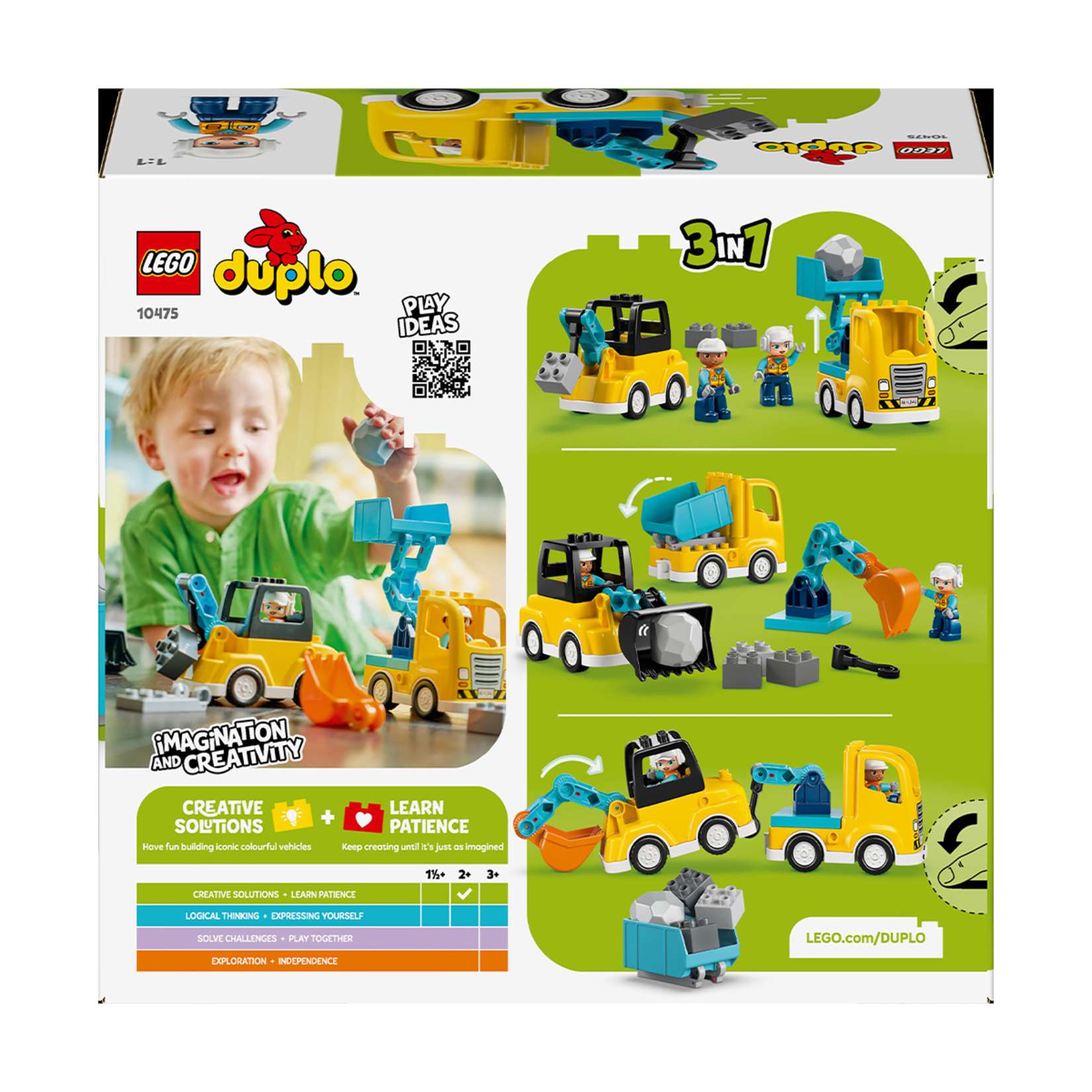 Lego 10475 Duplo Kasabası 3ü1 Arada İnşaat Araçlar - Görsel 2