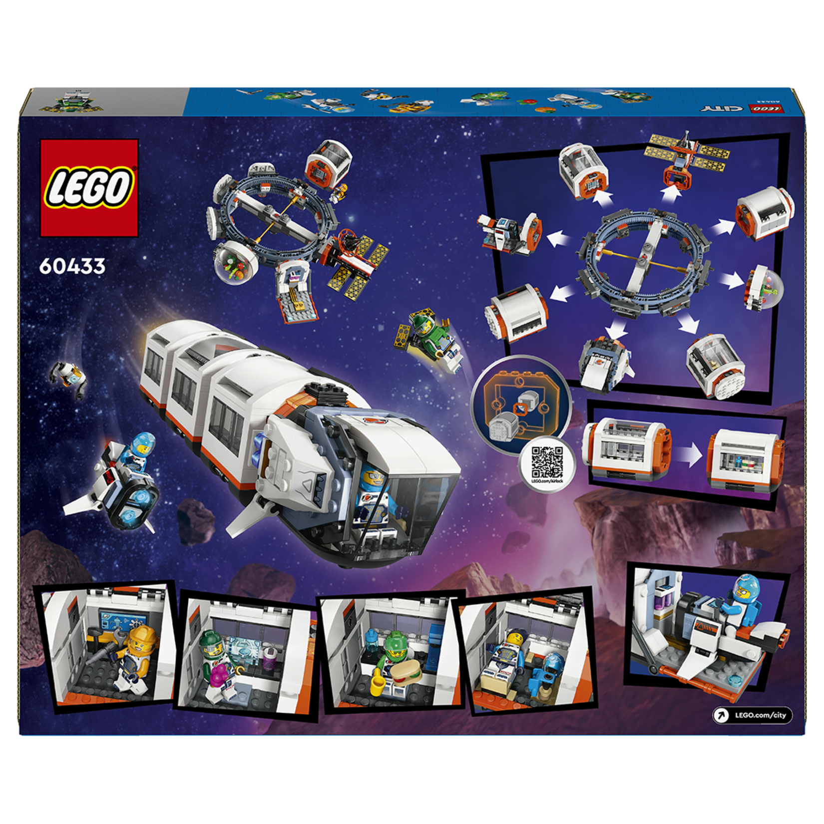 Lego City 60433 Modüler Uzay İstasyonu 7+ Yaş - Görsel 2