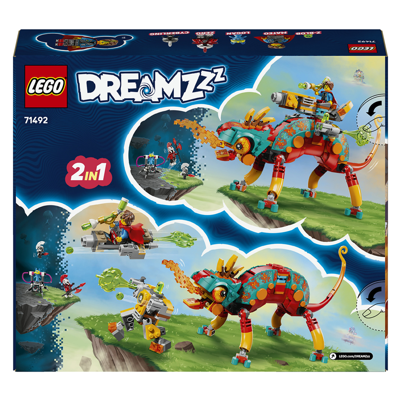 Lego Dreamzzz Mateo'nun Ateş Bukalemunu 7+ Yaş 443 Parça - Görsel 2