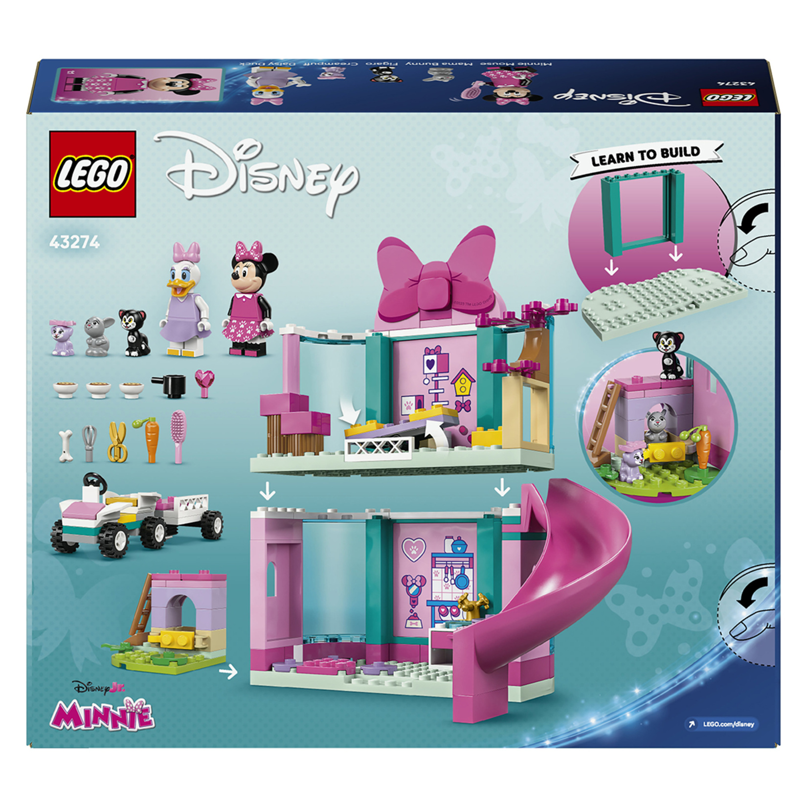 Lego Minnie'nin Evcil Hayvan Oteli 4+ Yaş 161 Parça - Görsel 2