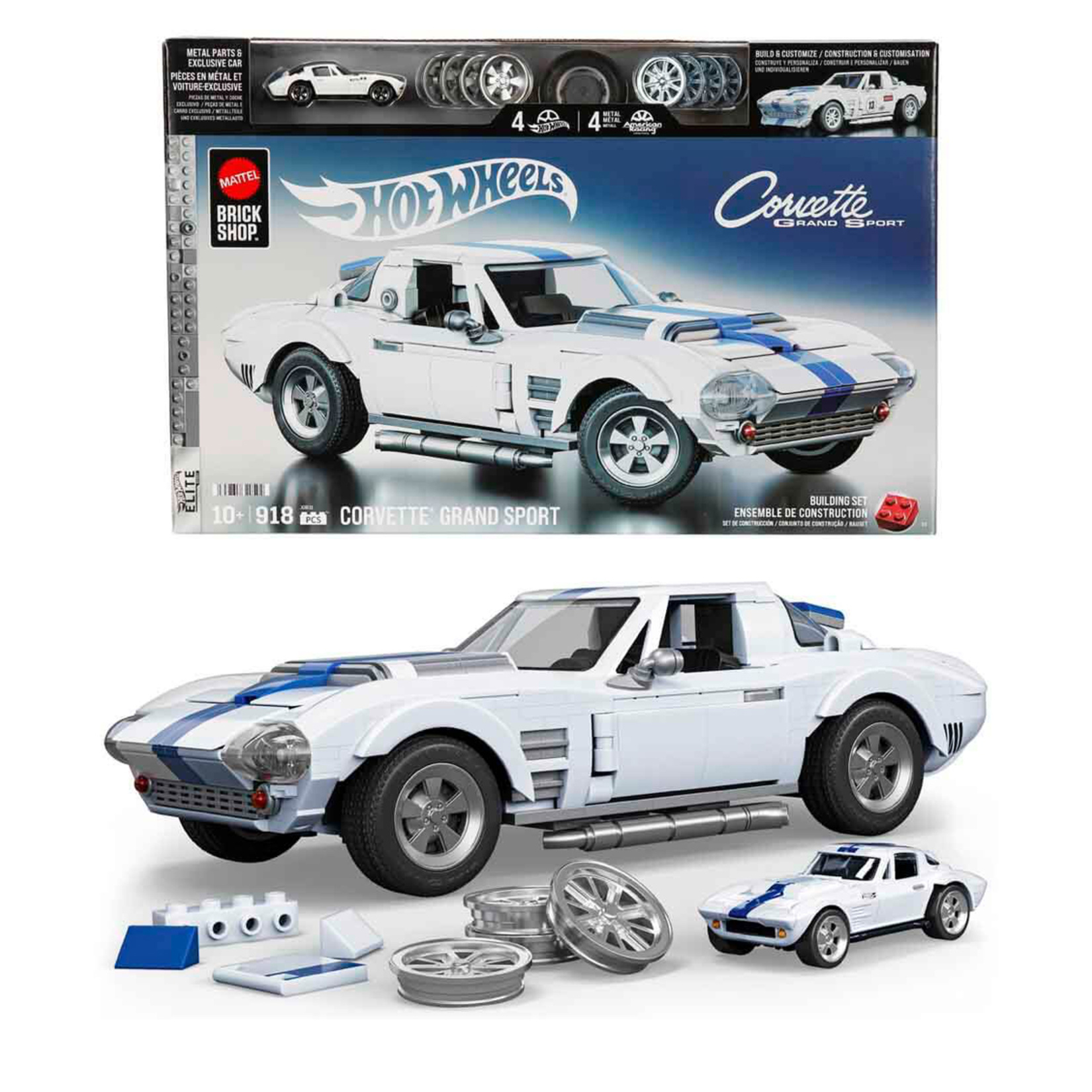 Hot Wheels Elite Serisi -Corvette Grand Sport - Görsel 2