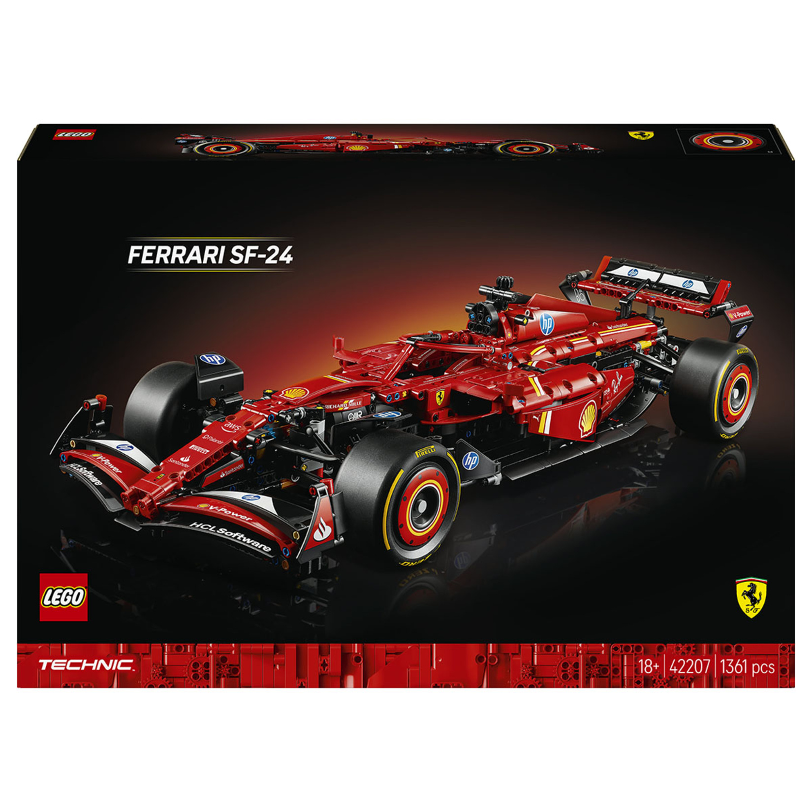 Lego Technic 42207 Ferrari SF-24 F1 Araba 18 + Yaş - Görsel 1