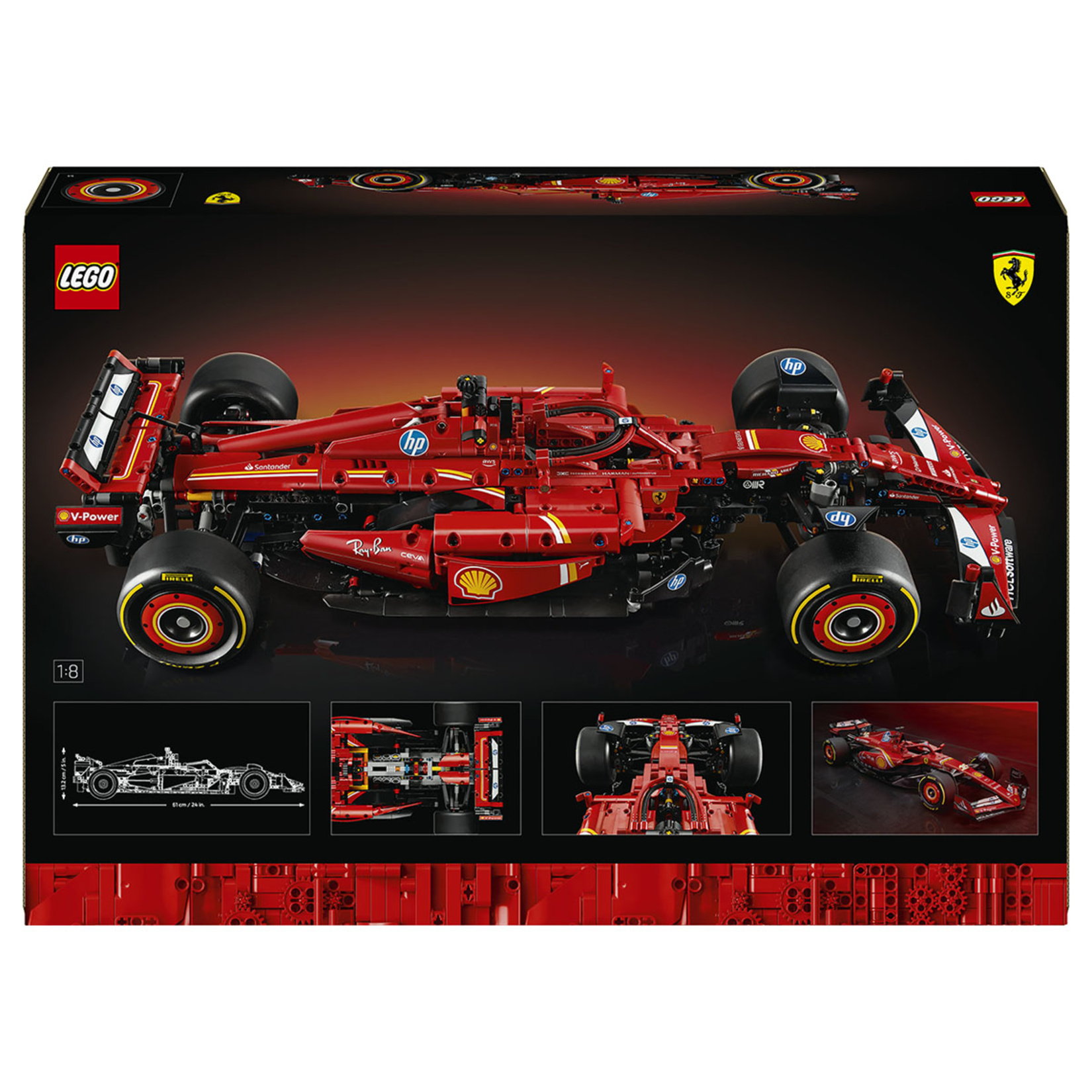 Lego Technic 42207 Ferrari SF-24 F1 Araba 18 + Yaş - Görsel 2