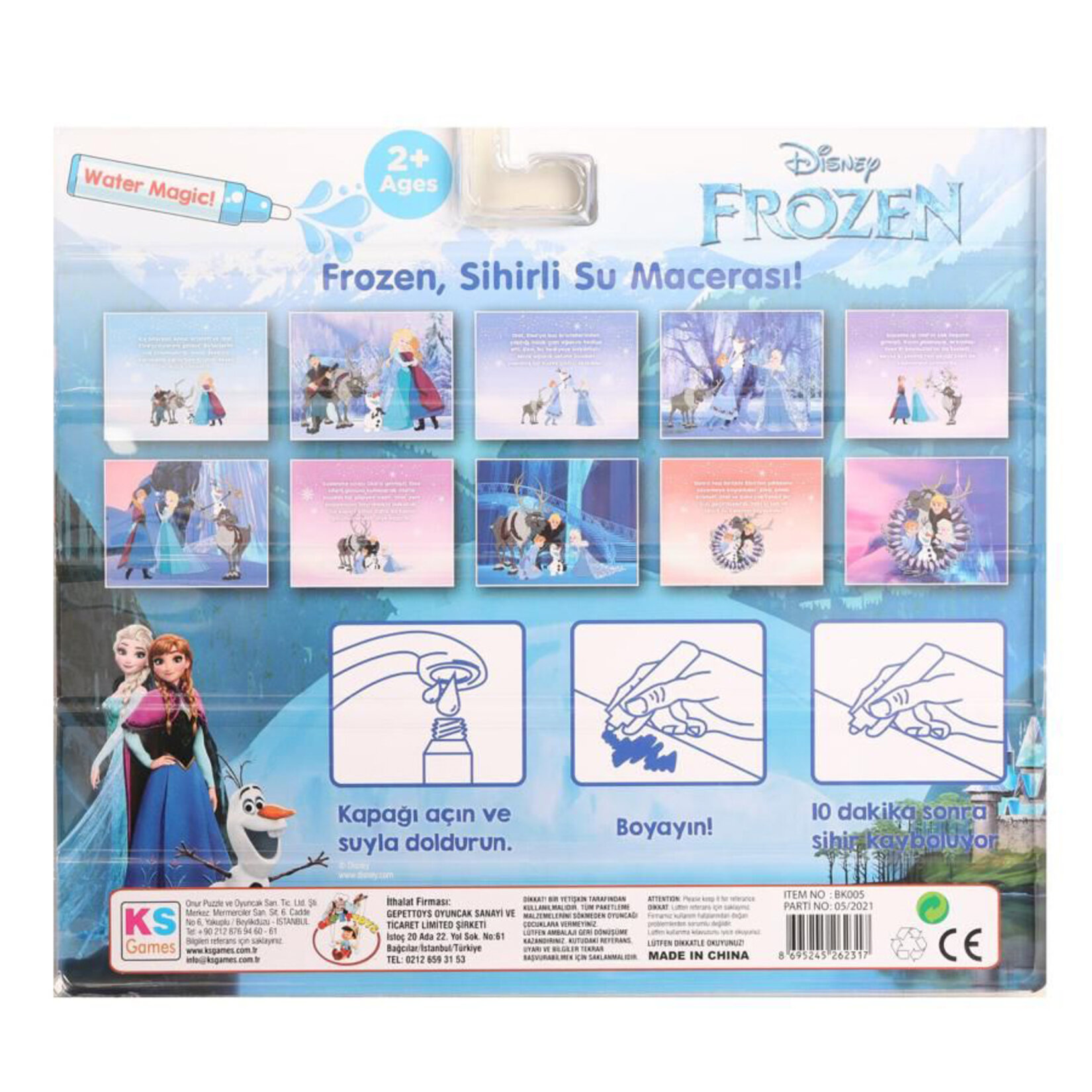 Gepettoys Lisanslı Sihirli Boyama Kitabı - Görsel 4