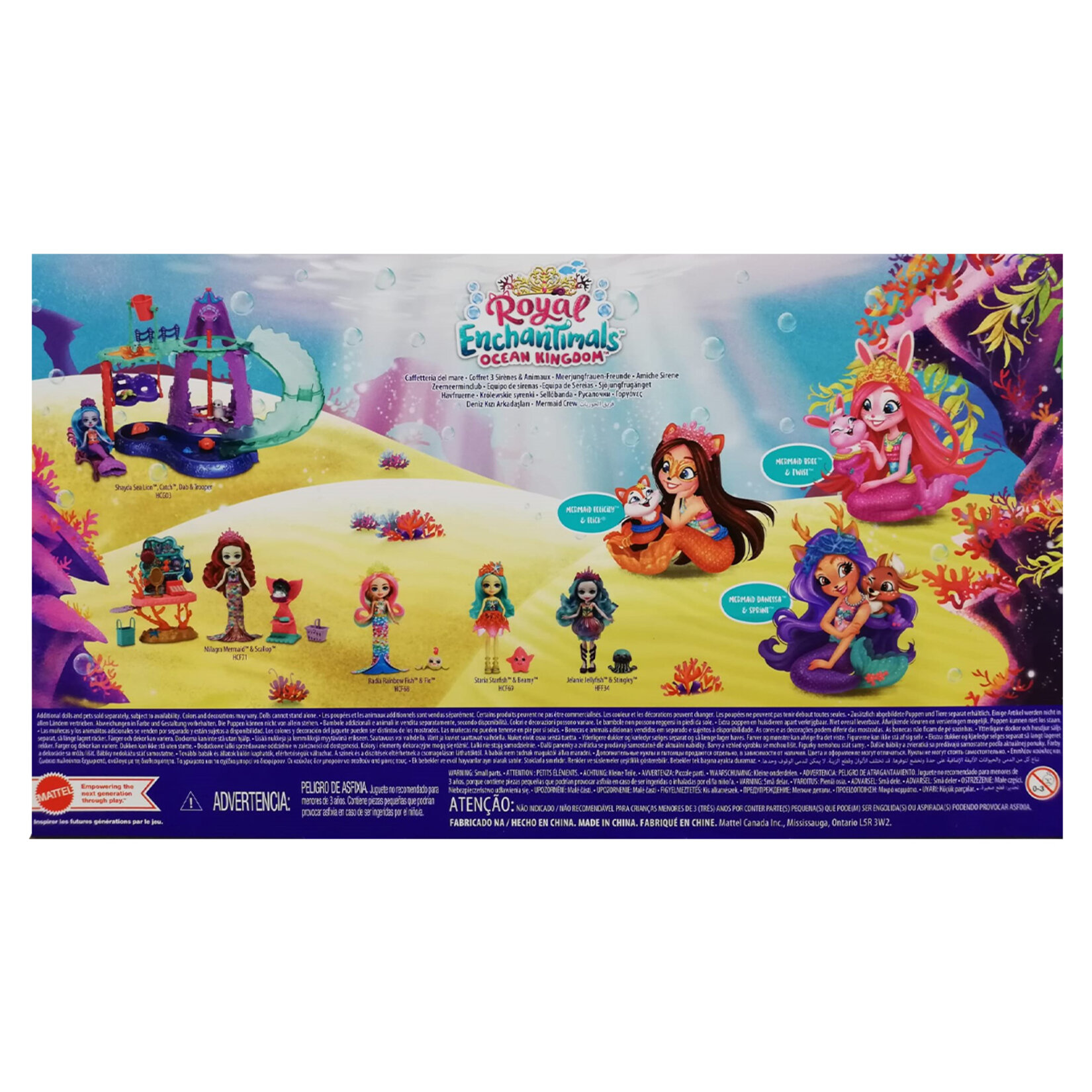 Enchantimals Okyanus Krallığı Deniz Kızı Bebekler - Görsel 2