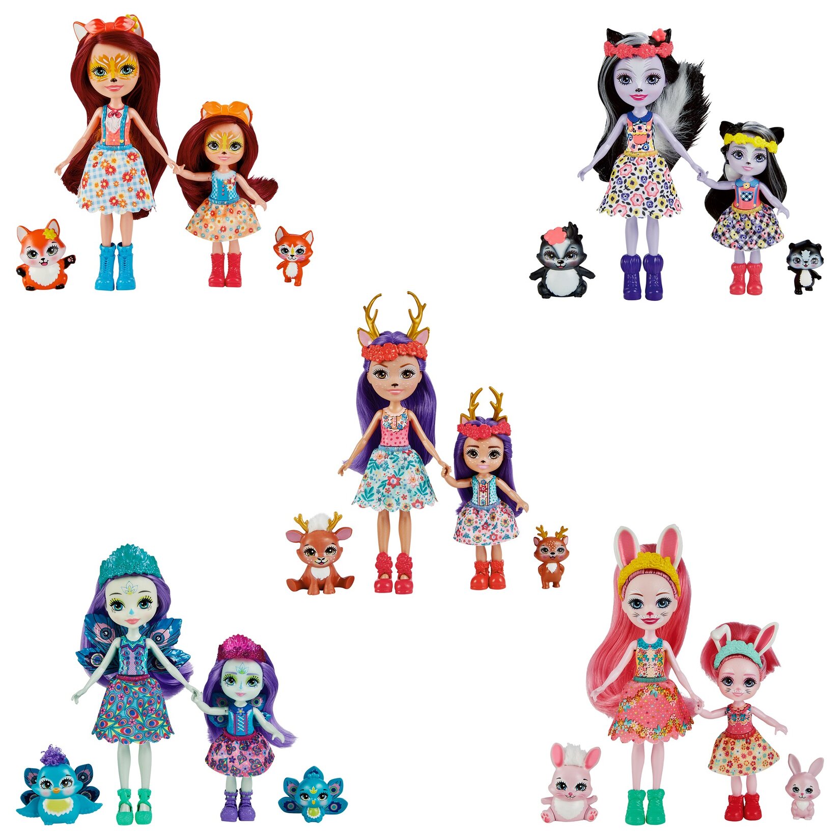 Enchantimals Kız Kardeş Bebekler Serisi - Görsel 1