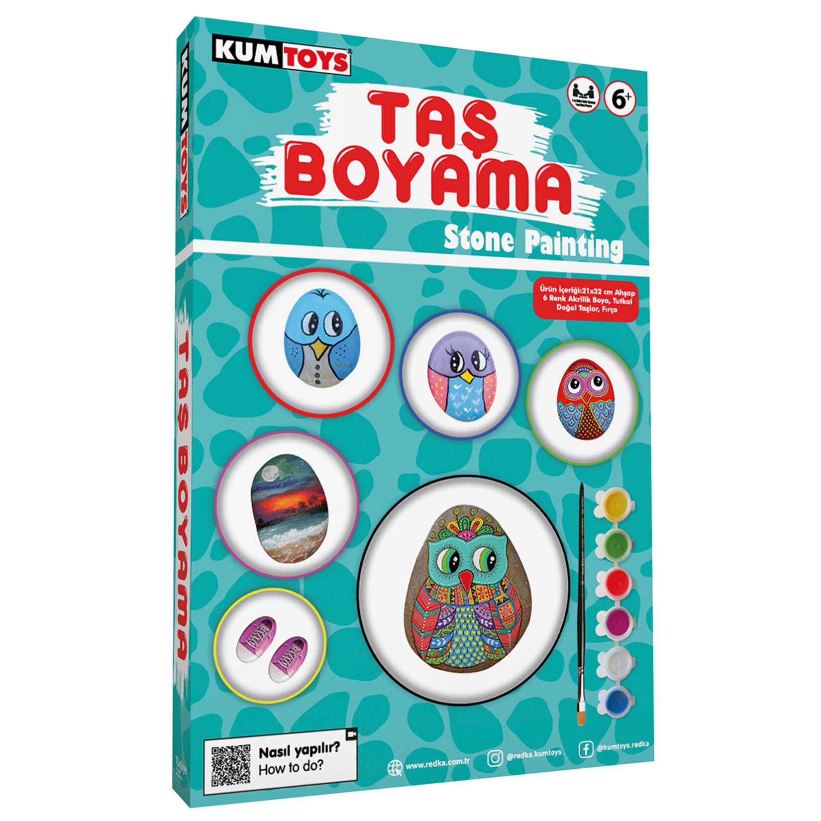 Redka Kumtoys Taş Boyama Oyunu