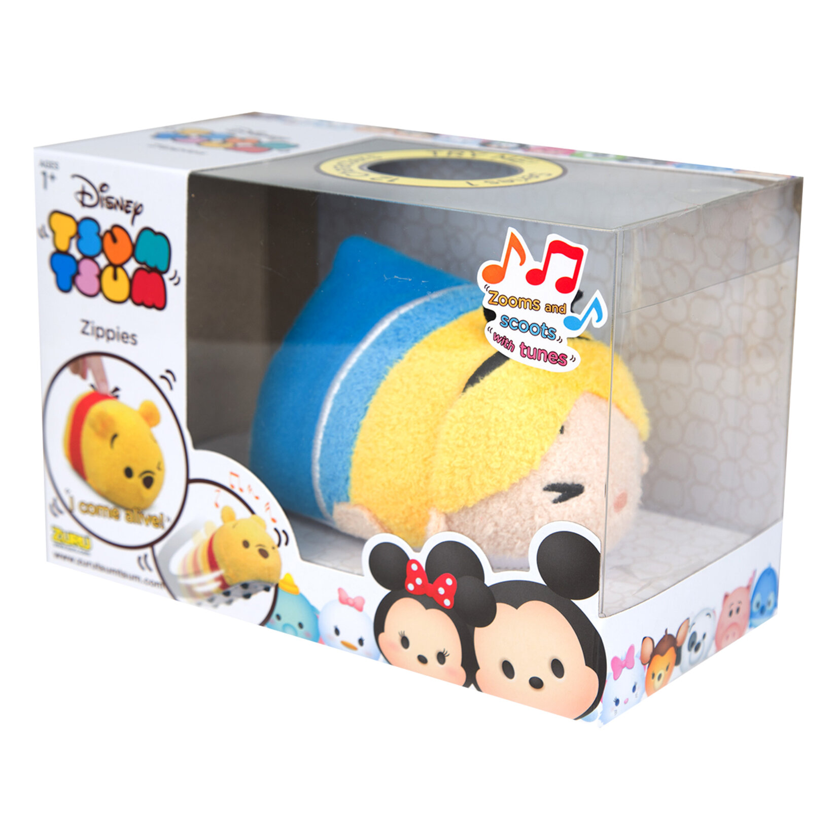 Tsum Tsum Hareketli Müzikli Peluş Zippers - Görsel 1