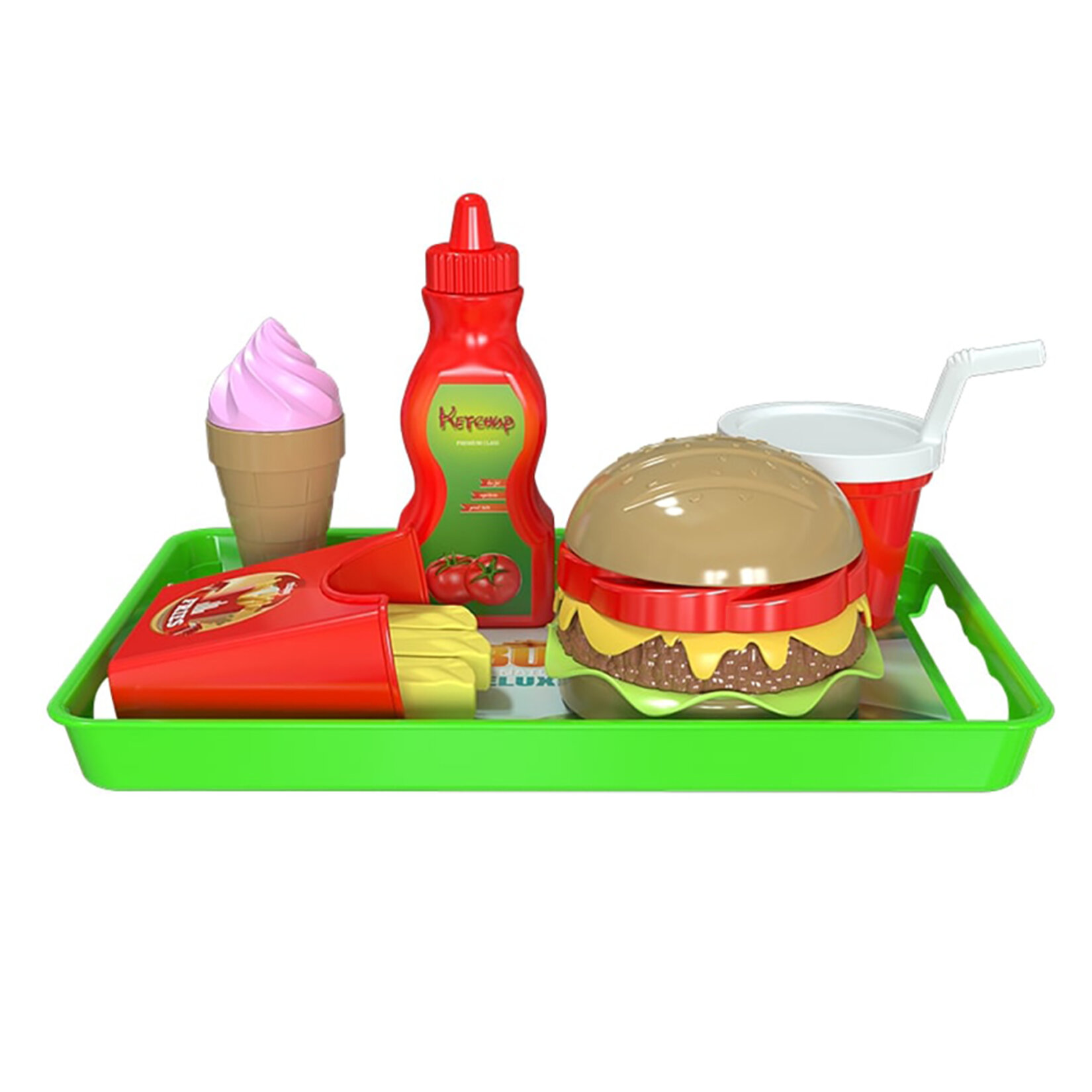 Uçar Oyuncak Mini Hamburger Seti