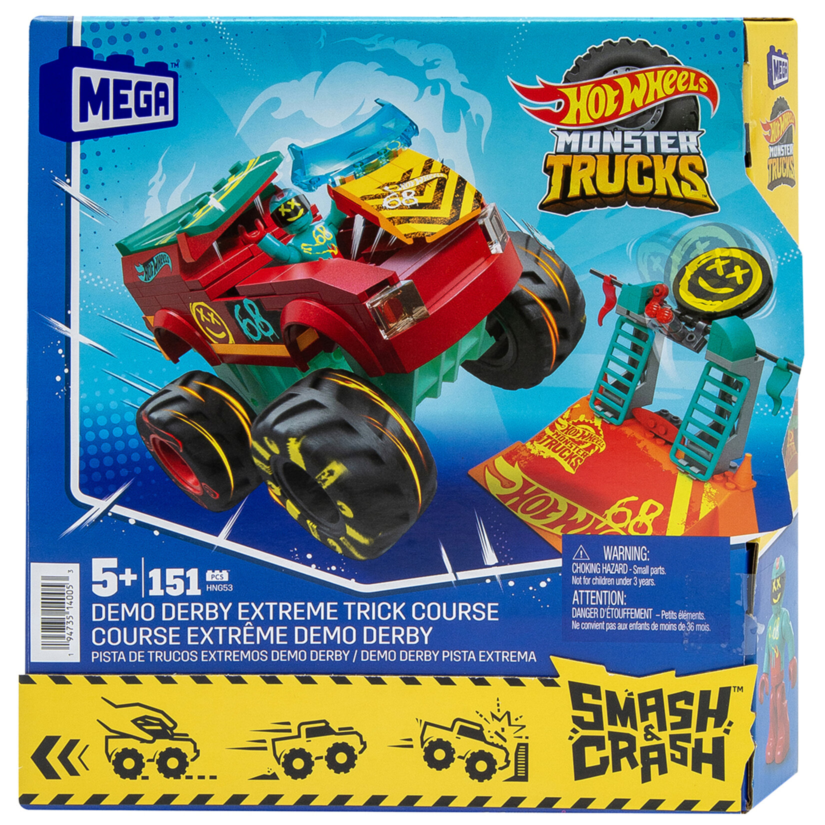 Mega Hot Wheels Smash N Crash Demo Derby Çarpıştırma Seti