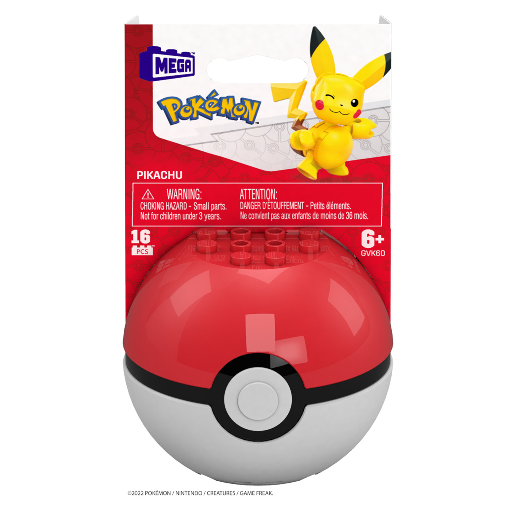 Mega Pokemon Pake Ball Pikachu