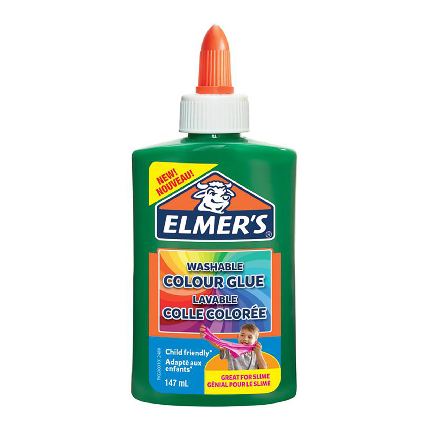 ELMER'S Mat Renkli Yapıştırıcı, Yeşil 147 ml - Görsel 1