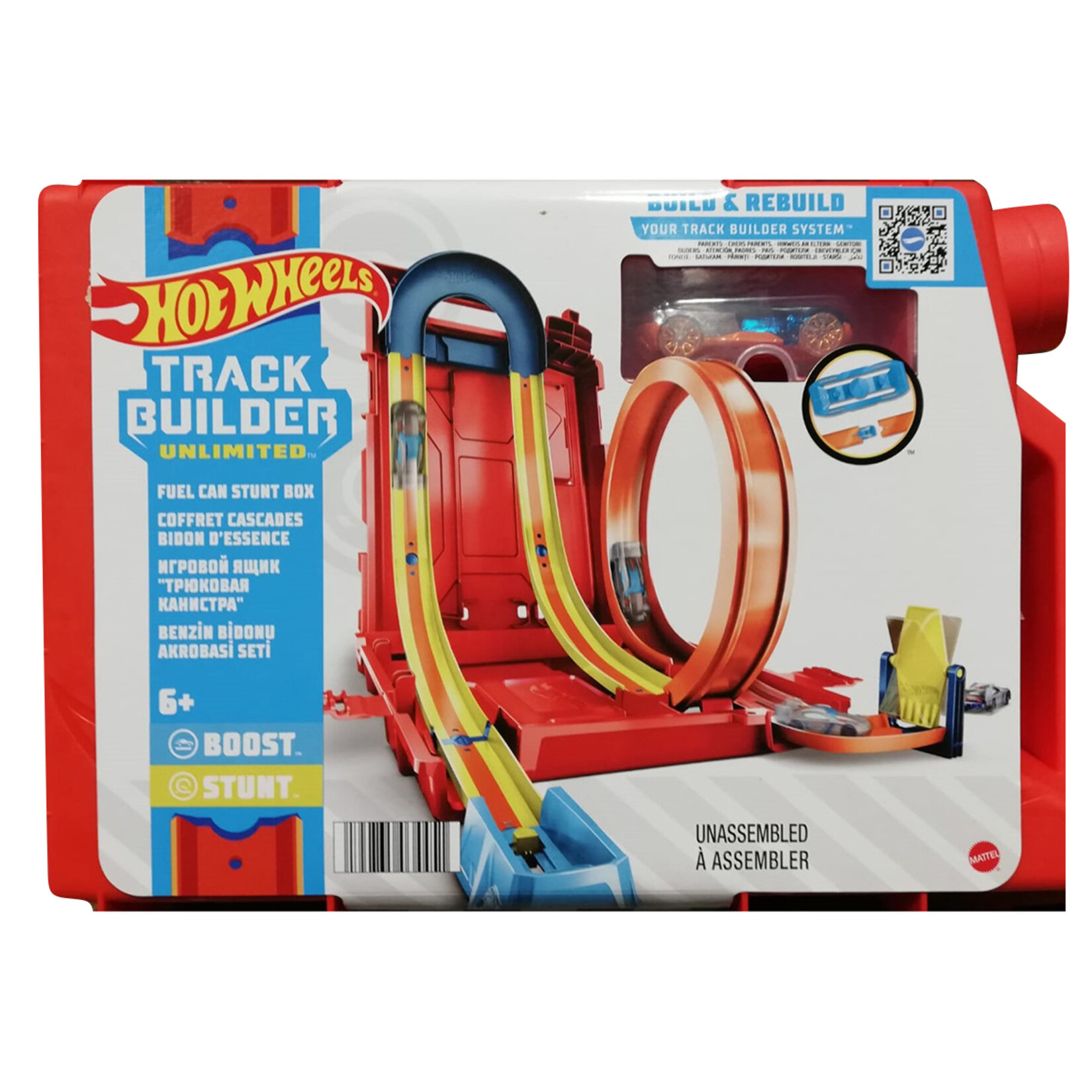 Hot Wheels Track Builder Benzin Bidonu Akroba Seti - Görsel 1