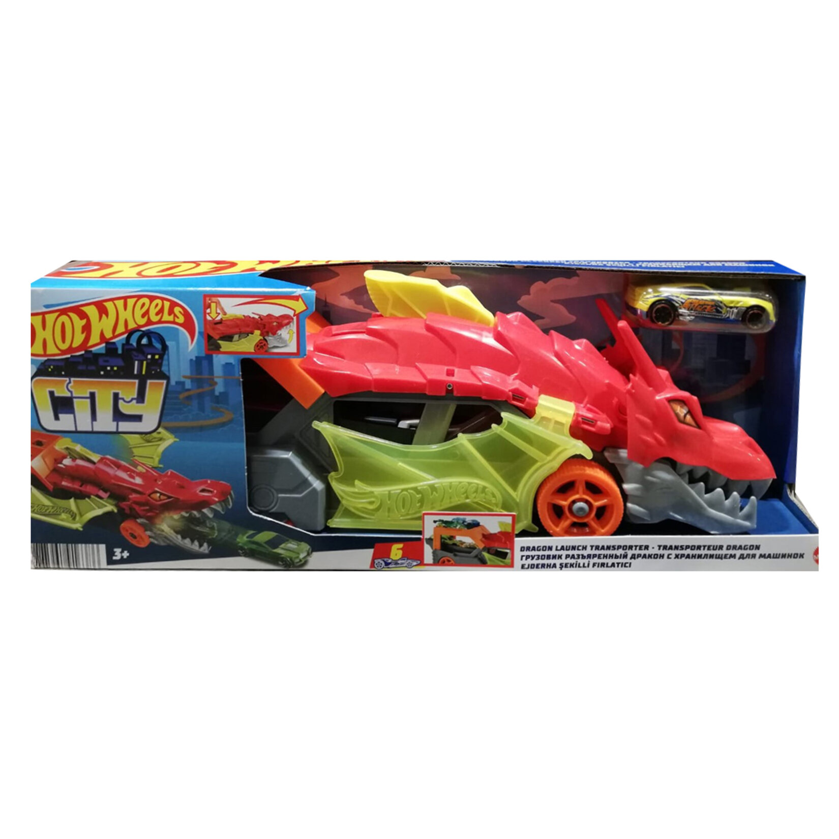 Hot Wheels  Fırlatıcı Ve Taşıyıcı Ejderha - Görsel 1