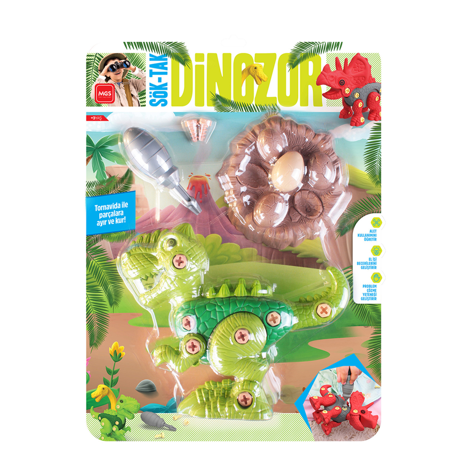 Mgs Toy Factory Sök Tak Dinazor Kartela