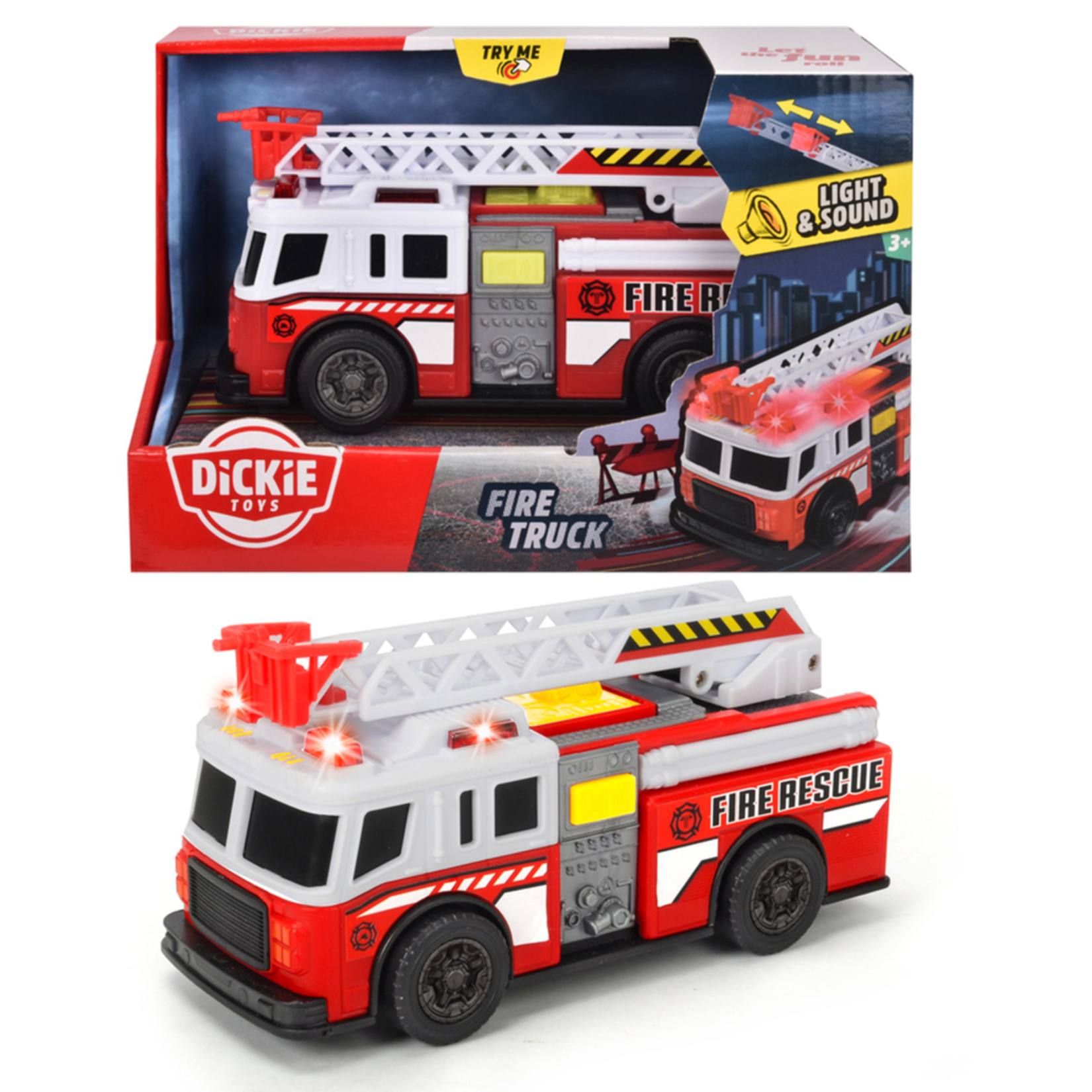 Dickie 203302014 İtfaiye Aracı 15 Cm - Görsel 2