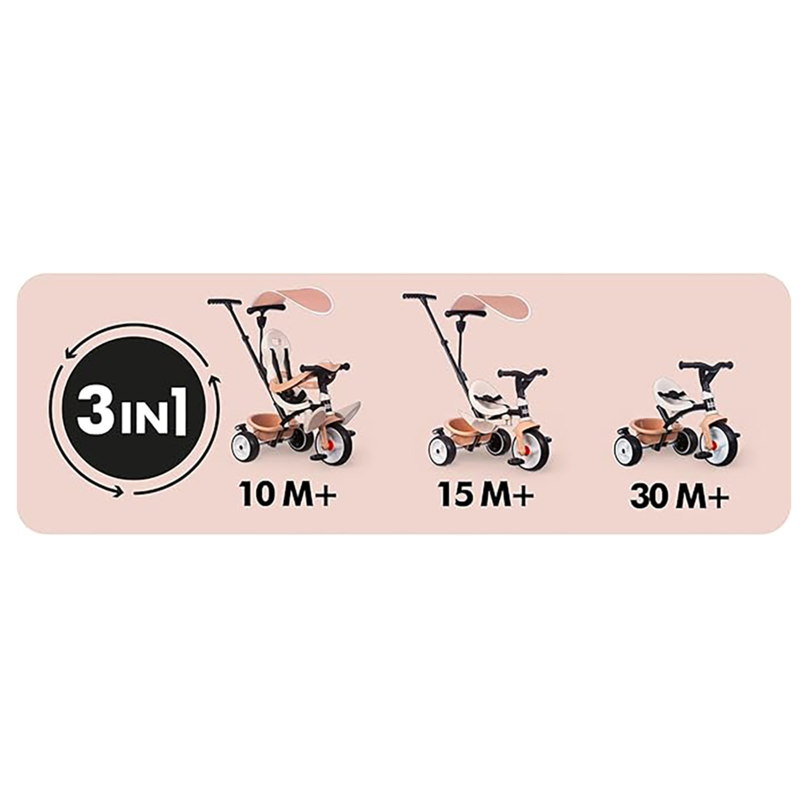 Smoby 741403 Baby Balade Üç Tekerlekli Bisiklet - Görsel 5