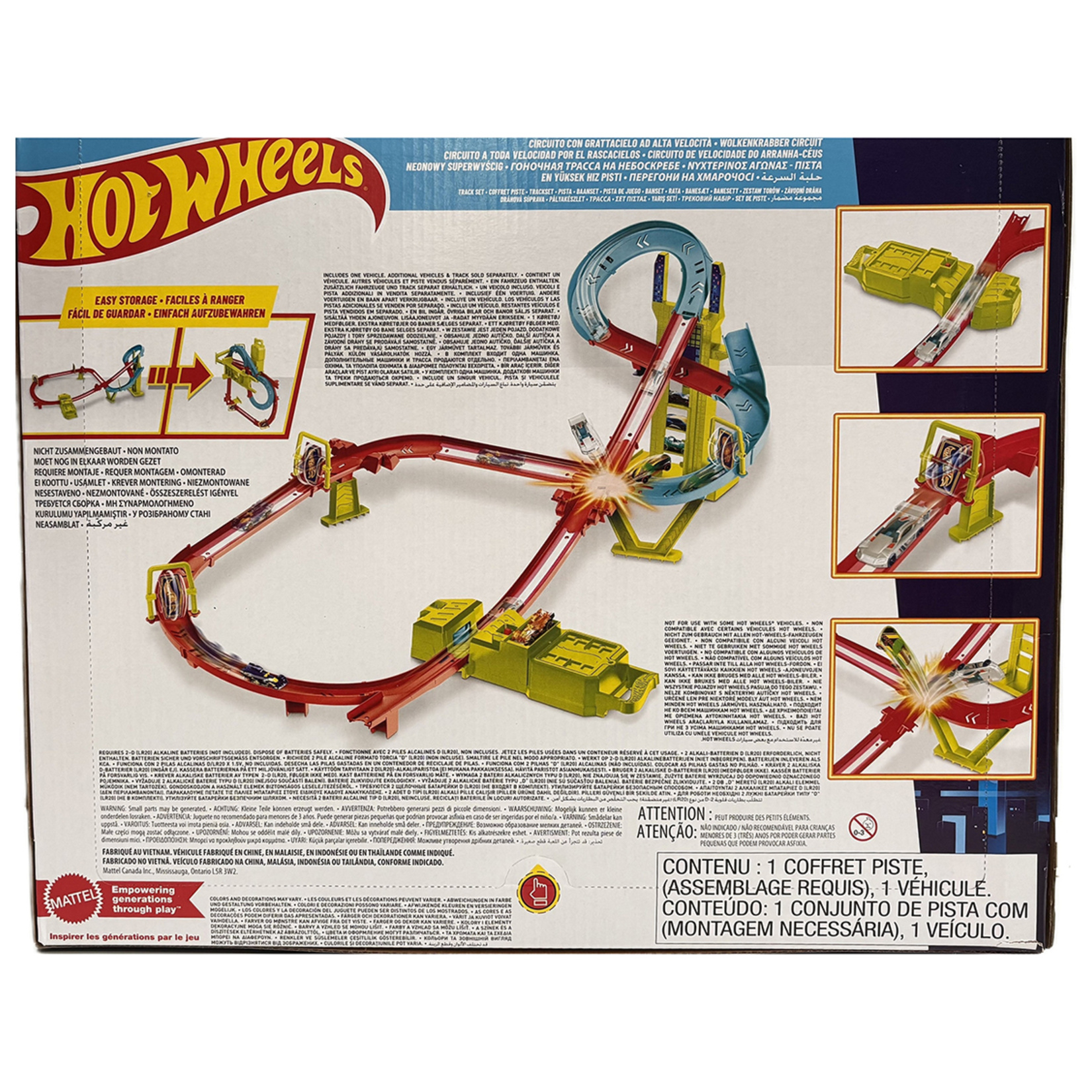 Hot Wheels Neon Yarışlar Çoklu Yarış Heyecanı - Görsel 2