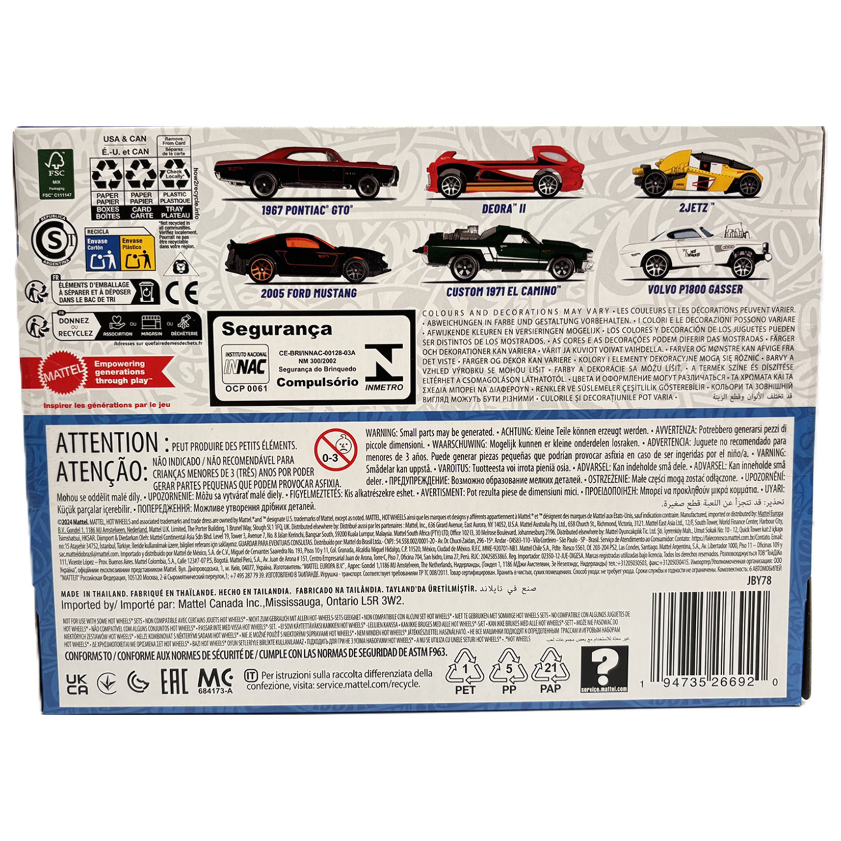 Hot Wheels Efsane Temalı Çoklu Arabalar - Görsel 2