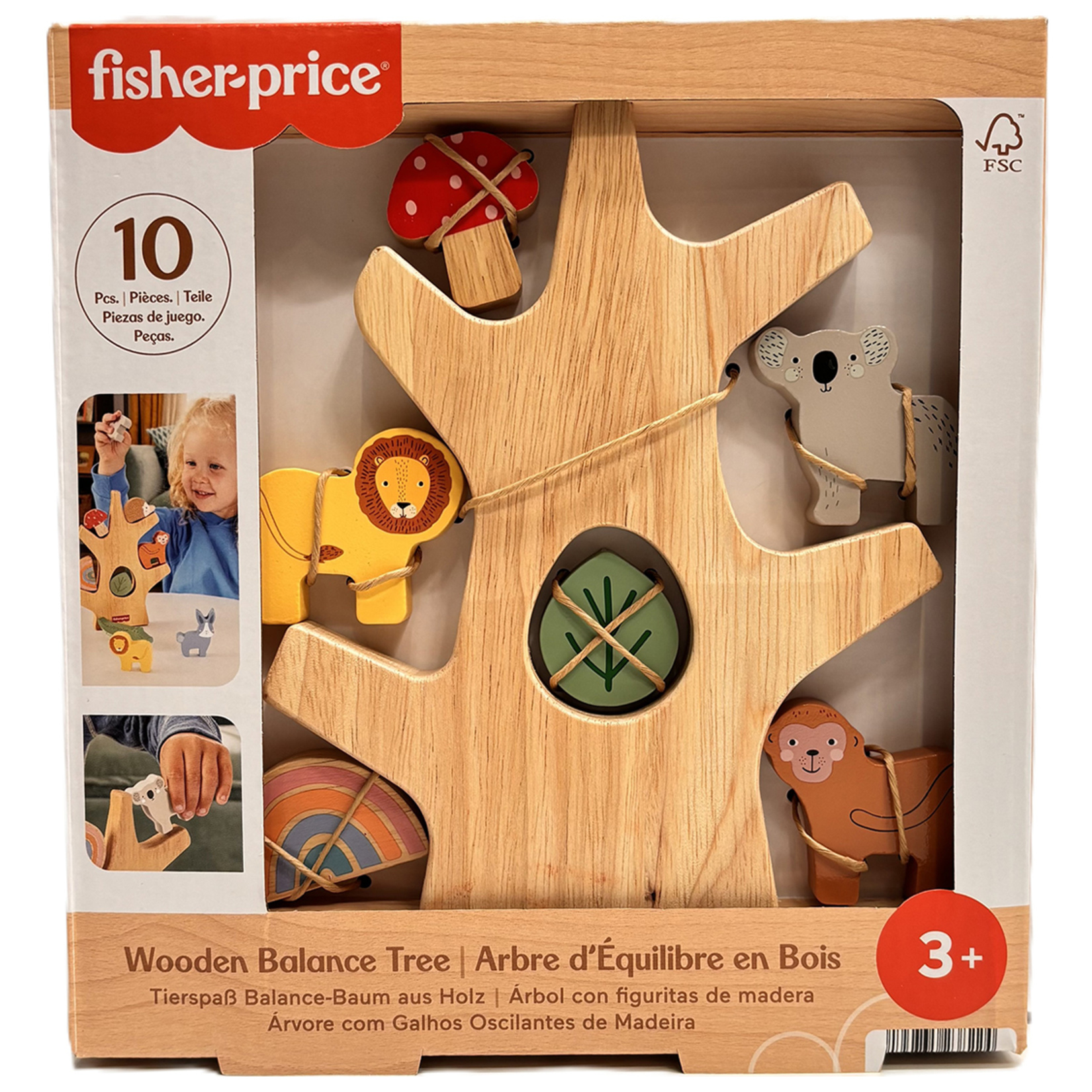 Fisher-Price Ahşap Denge Ağacı