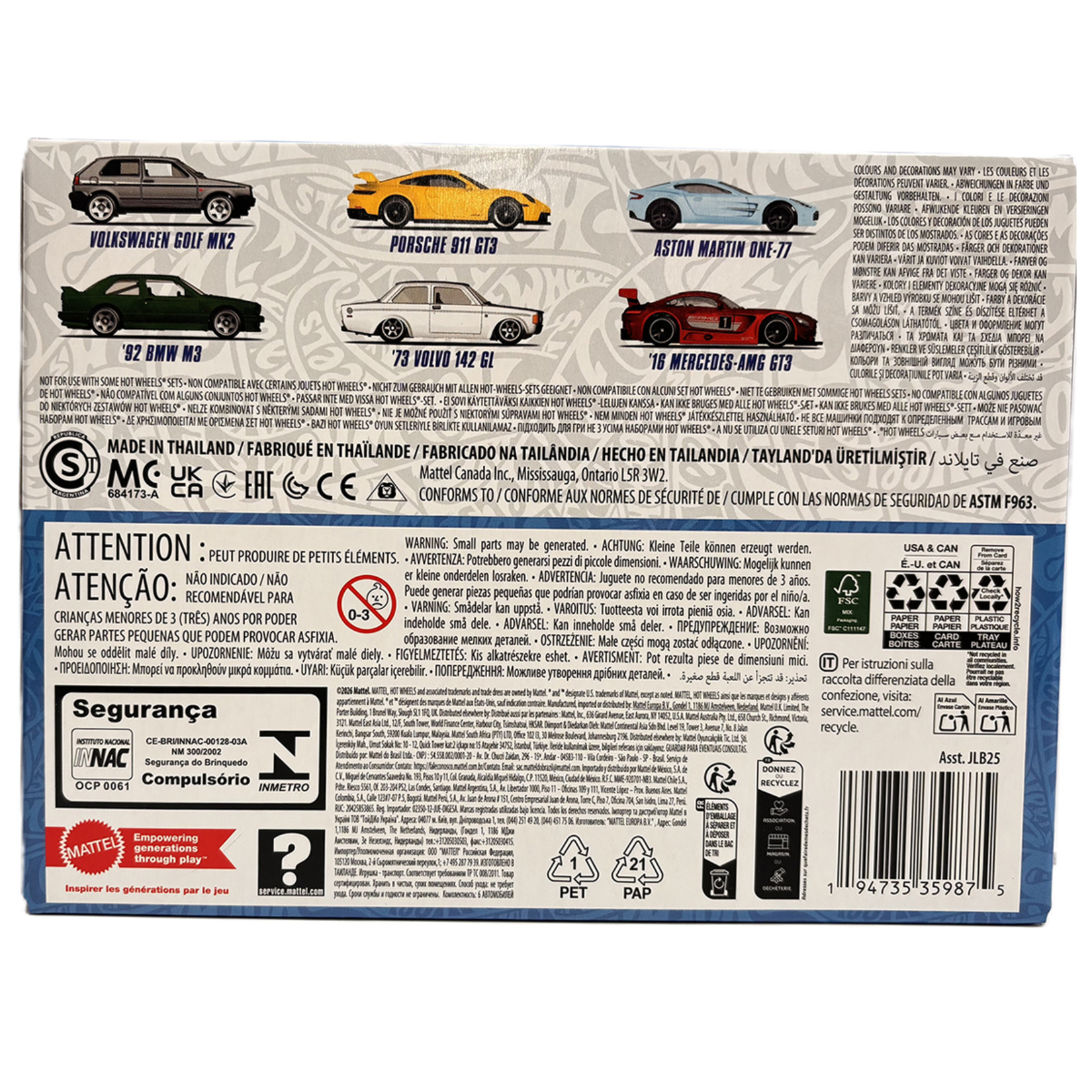 Hot Wheels Euro Style Çoklu Arabalar - Görsel 2