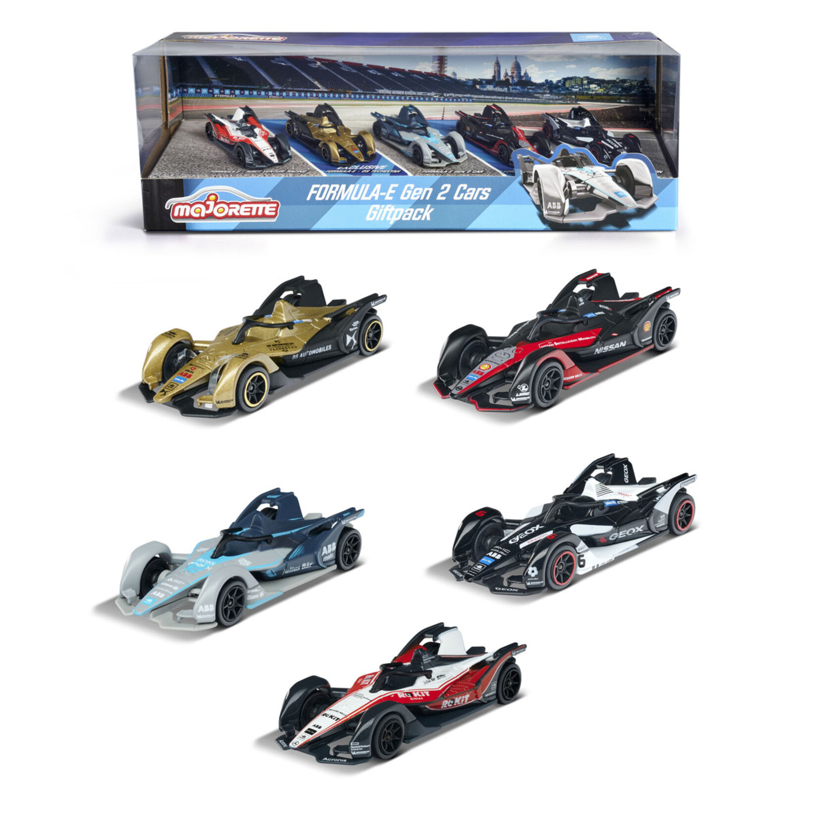 Majorette Formula-e Gen 2 Metal 5'li Hediye Seti