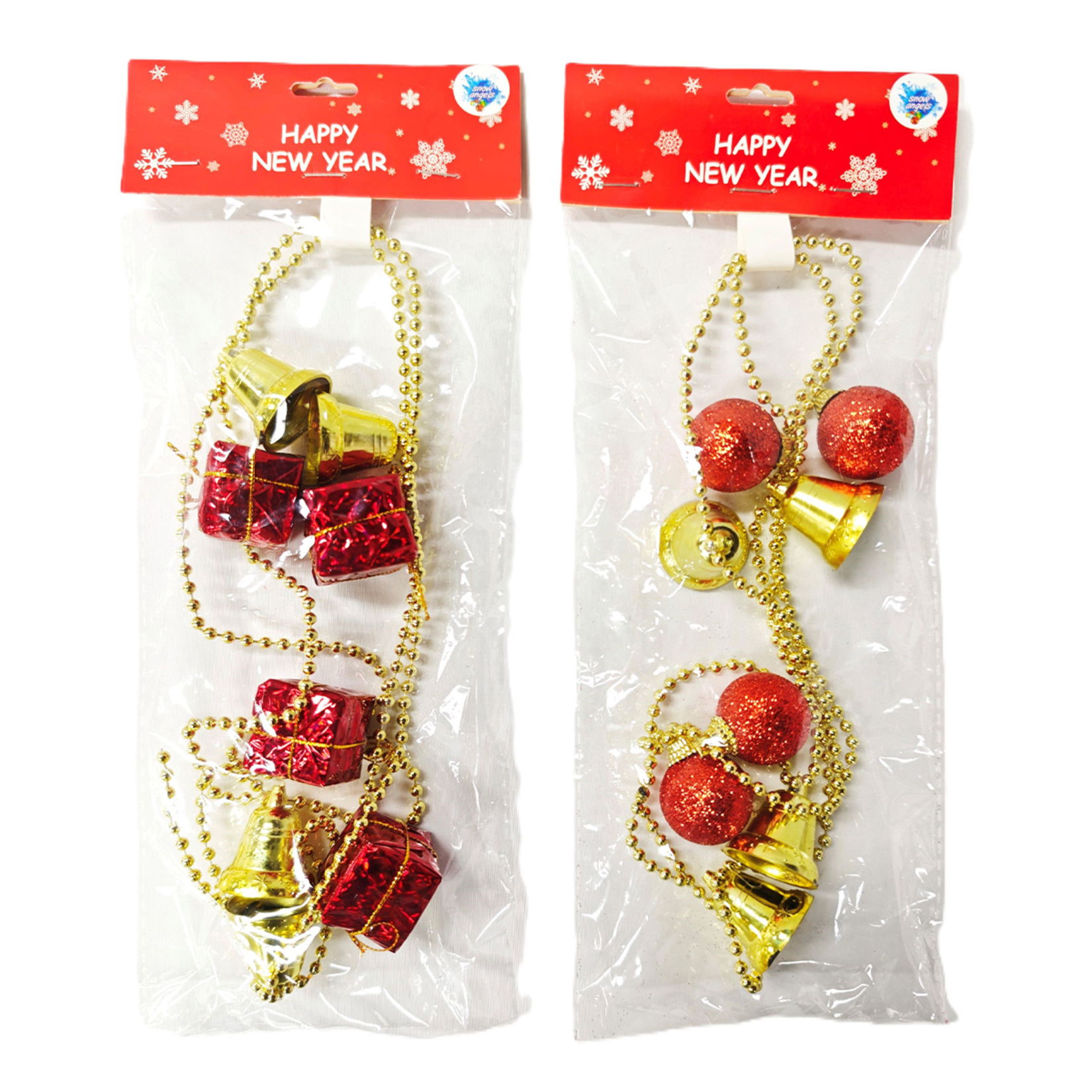 Snow Angels Plastik Yılbaşı Zincir Süsü 1.5 M