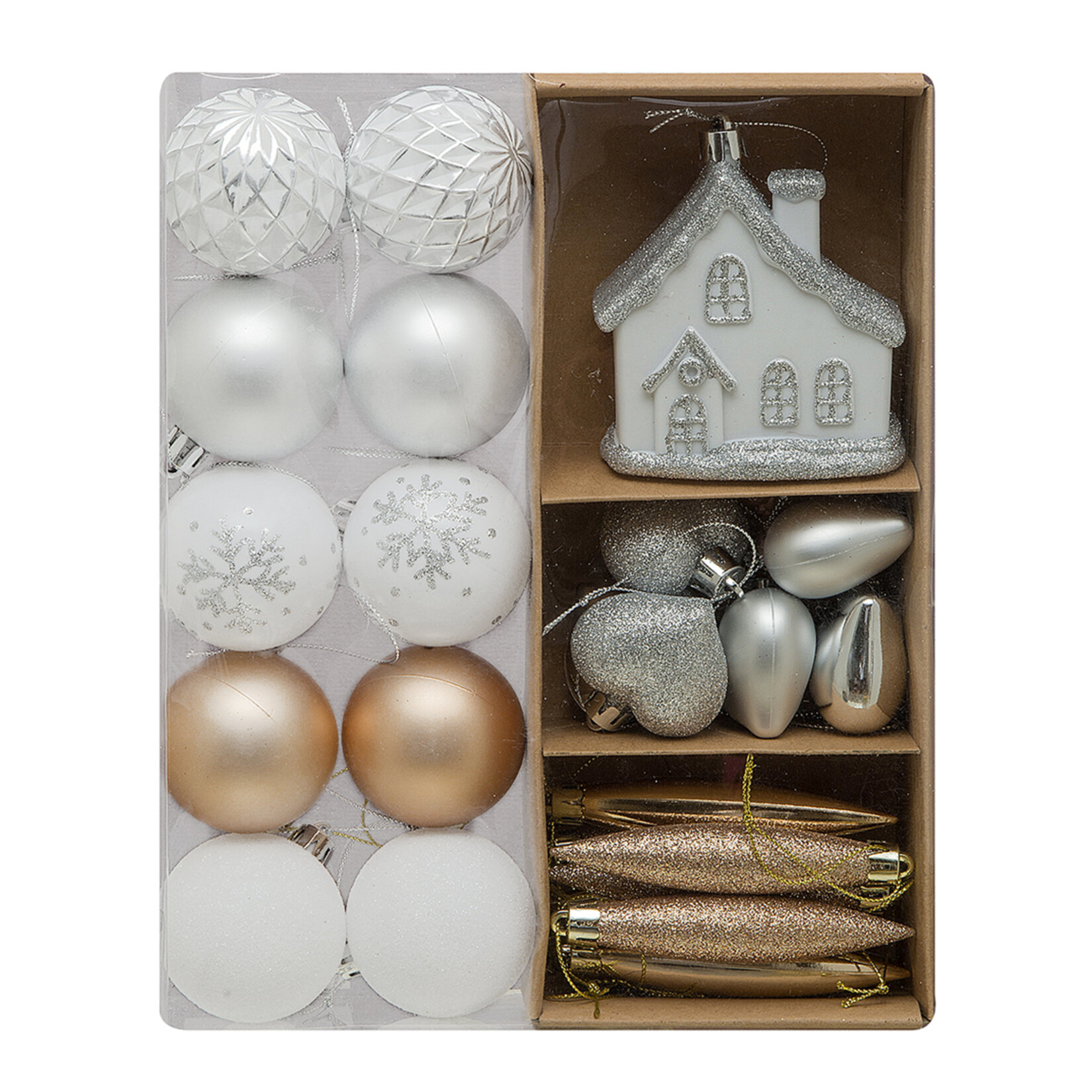 Snow Angels 5 Cm 22'Li Karışık Yılbaşı Süsü - Görsel 1