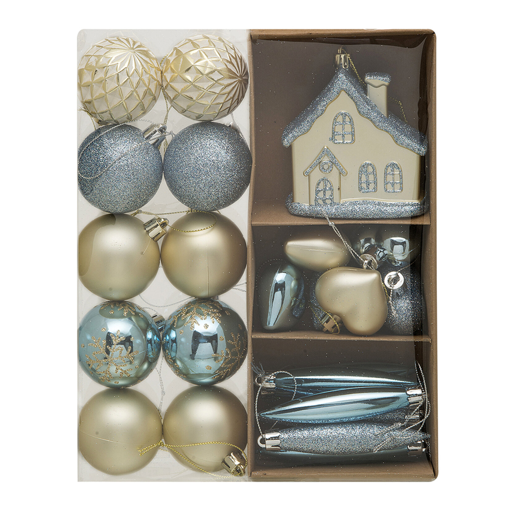 Snow Angels 5 Cm 22'Li Karışık Yılbaşı Süsü - Görsel 2