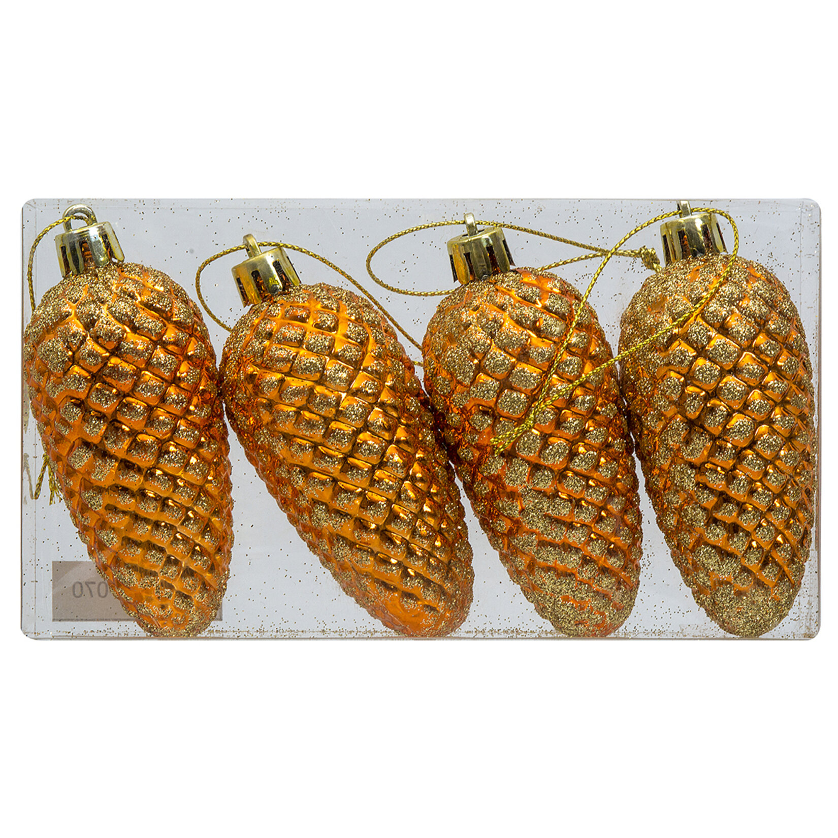 Snow Angels 4 Lü Yılbaşı Süsü Kozalak - Görsel 4