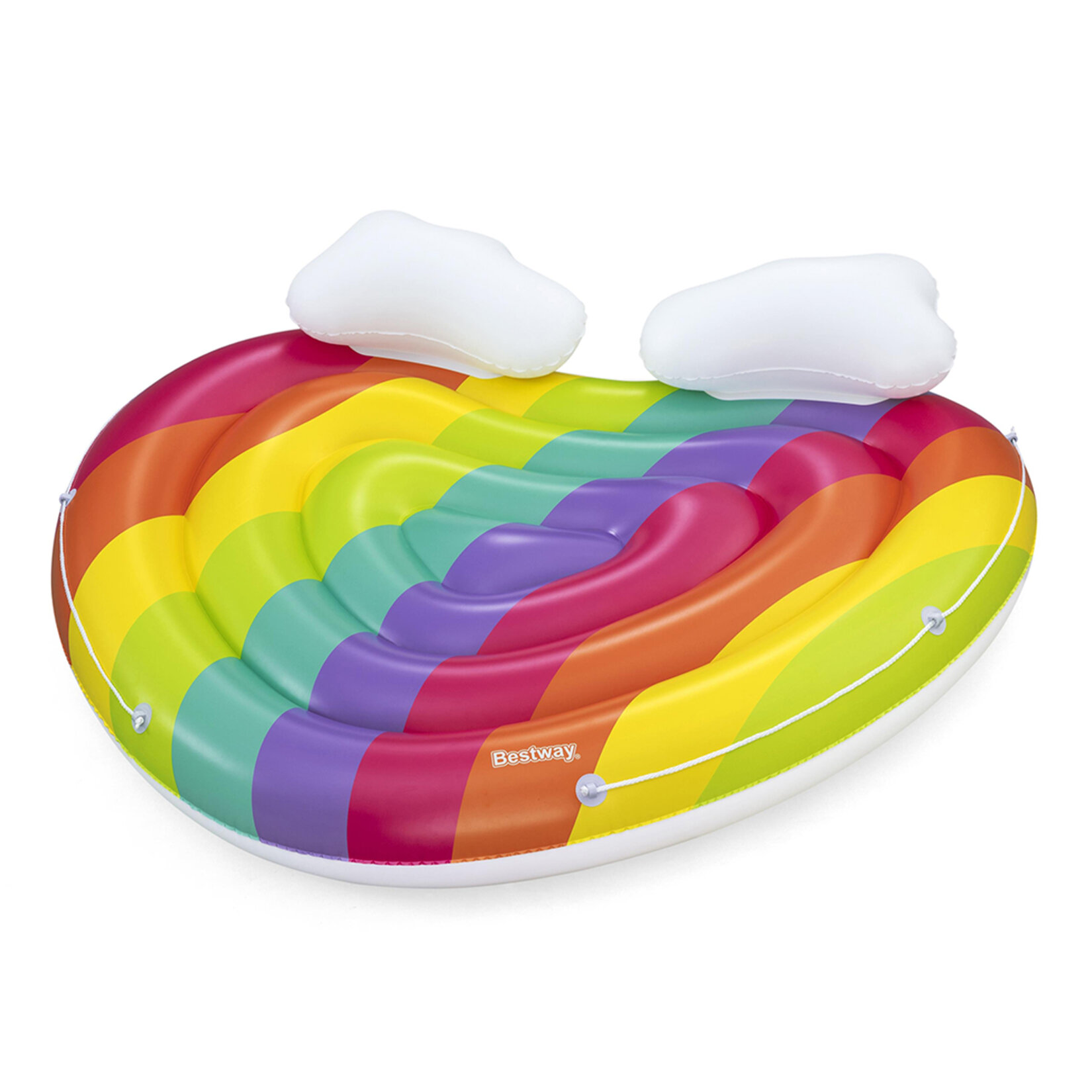 Bestway Gökkuşağı Şişme Ada Yatak 175x16cm (43722) - Görsel 1