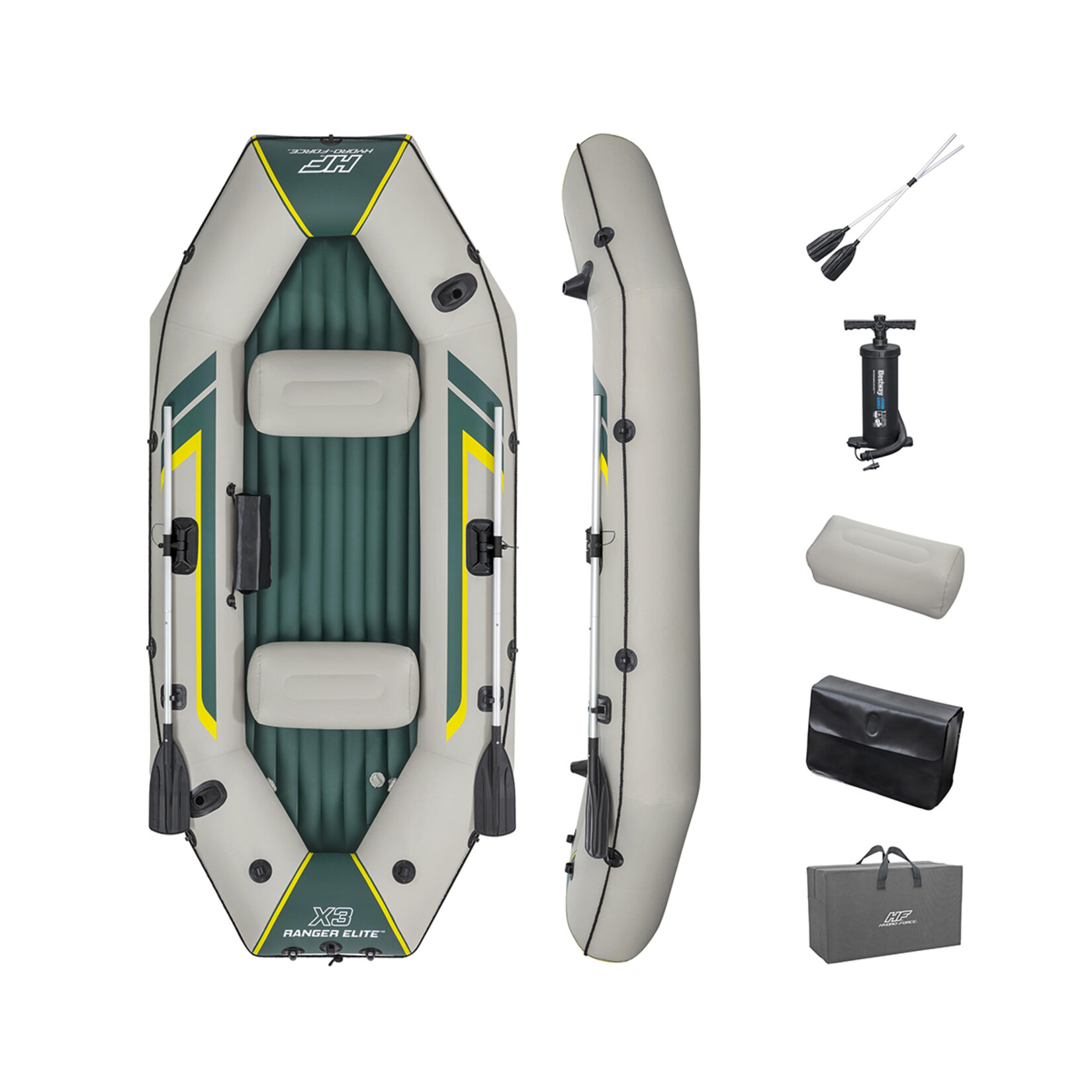 Bestway Elite X3 Rafting Bot 295x130x46 Cm (65160) - Görsel 5
