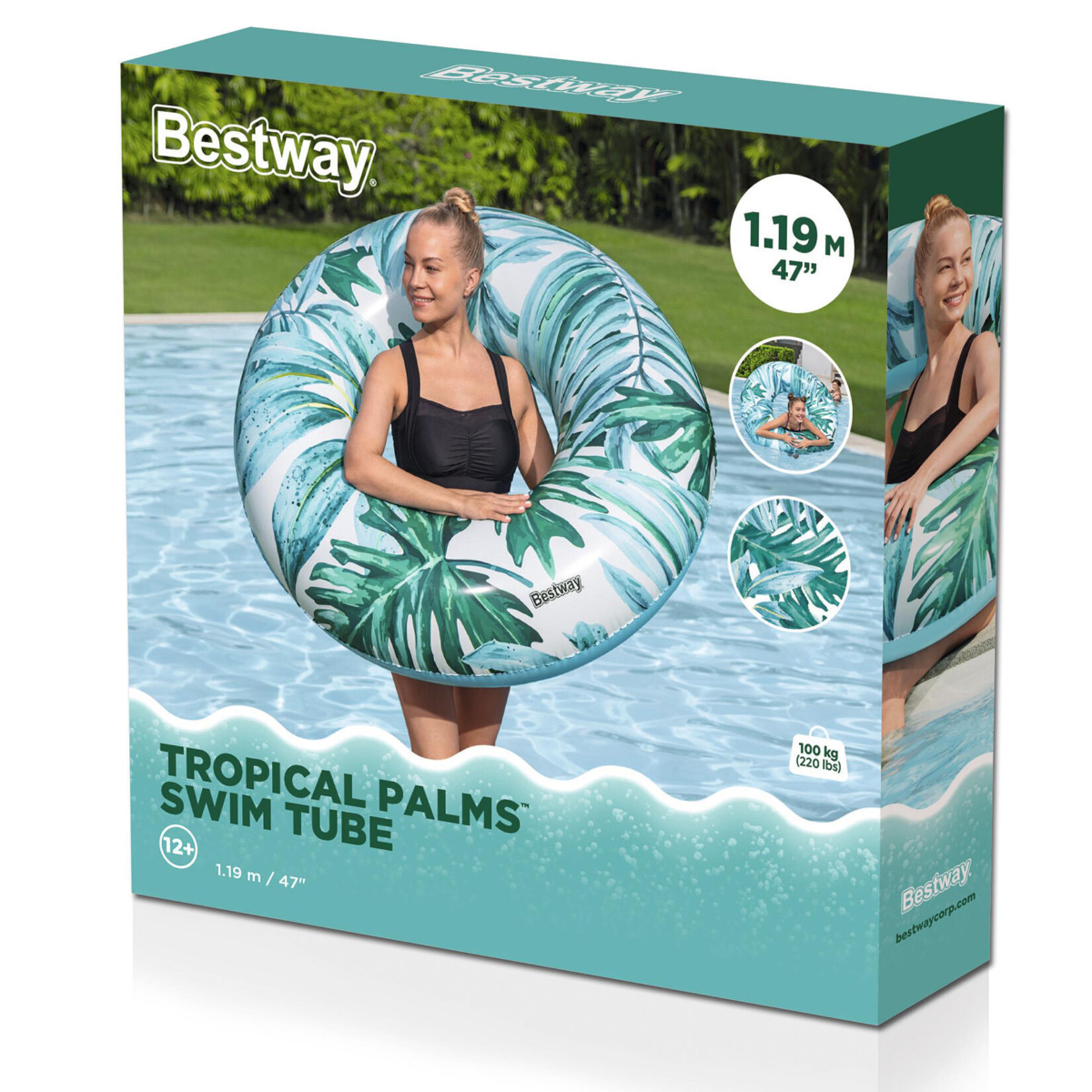 Bestway Tropical Palmiye Yetişkin Simit (36237) - Görsel 1