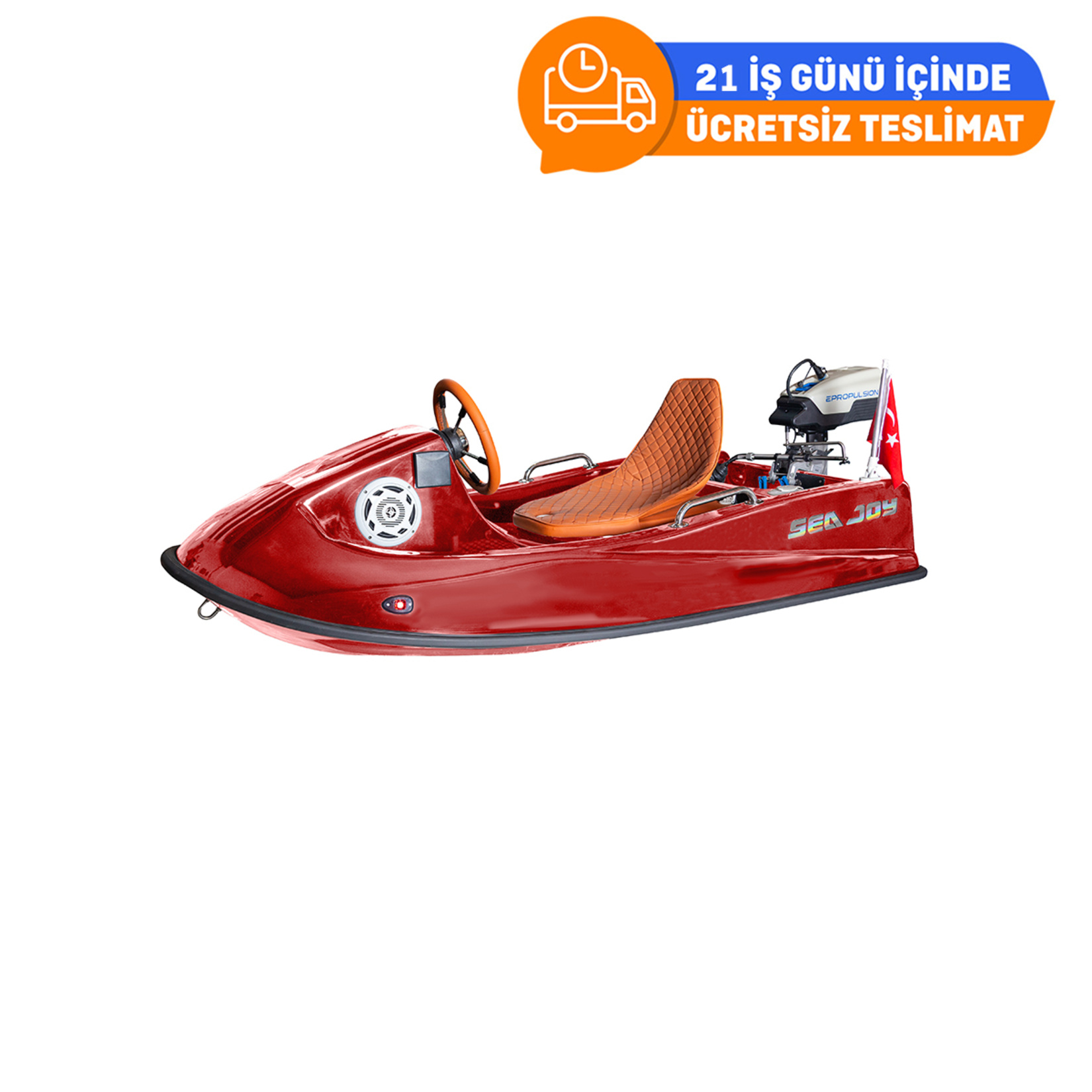 Seajoy Water Go Kart Kırmızı Aksesuarlı - Görsel 1