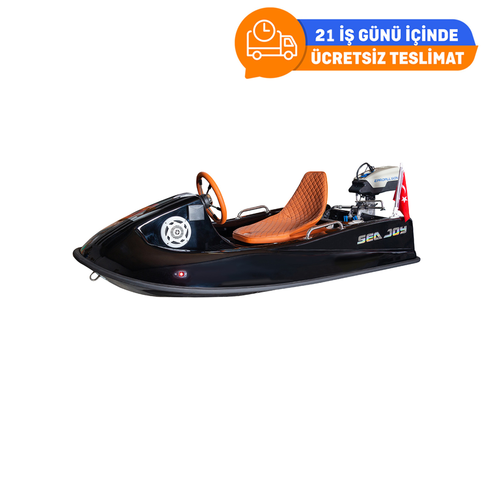 Seajoy Water Go Kart Siyah | Aksesuarsız - Görsel 1