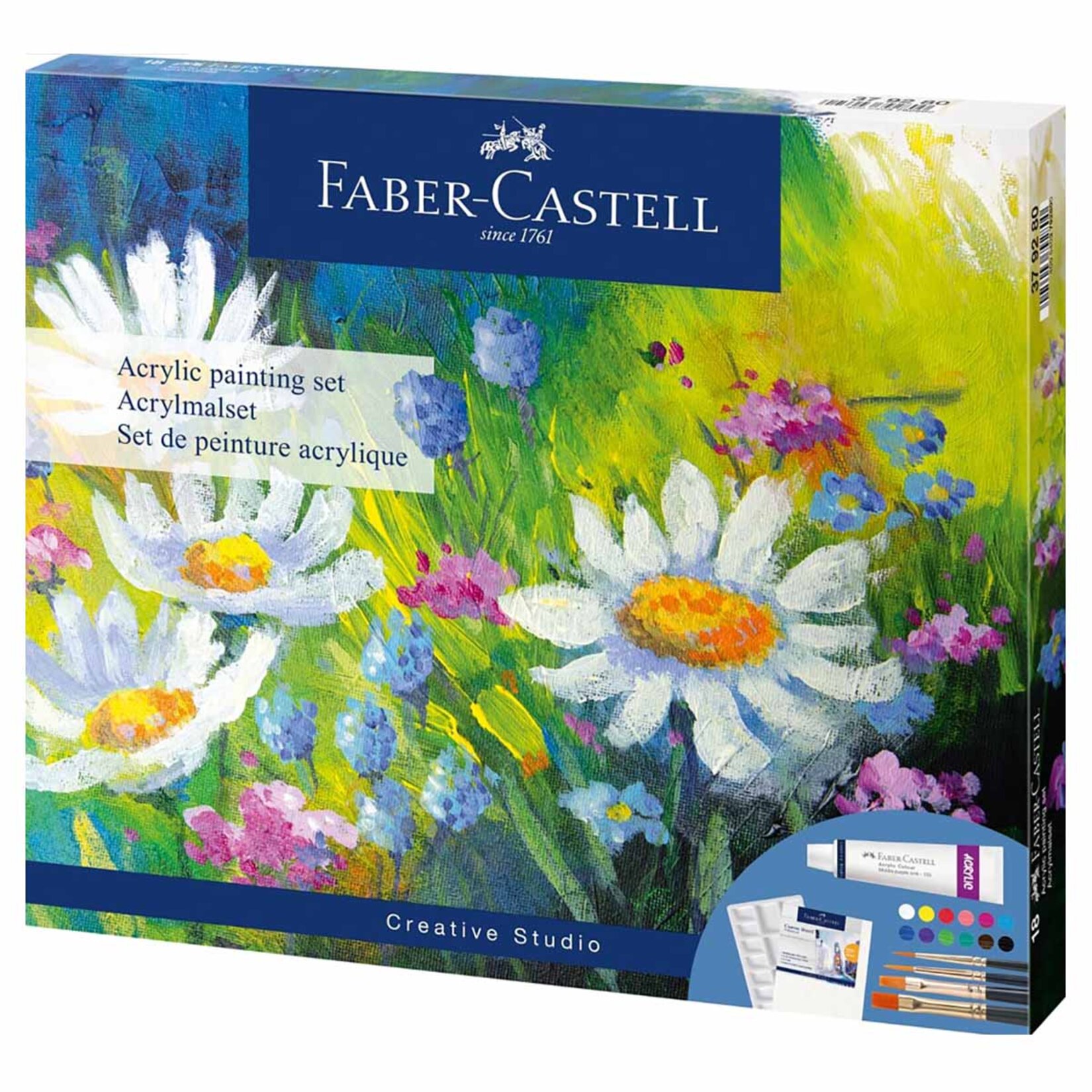 Faber Castell Akrilik Boya Boyama Seti - Görsel 1
