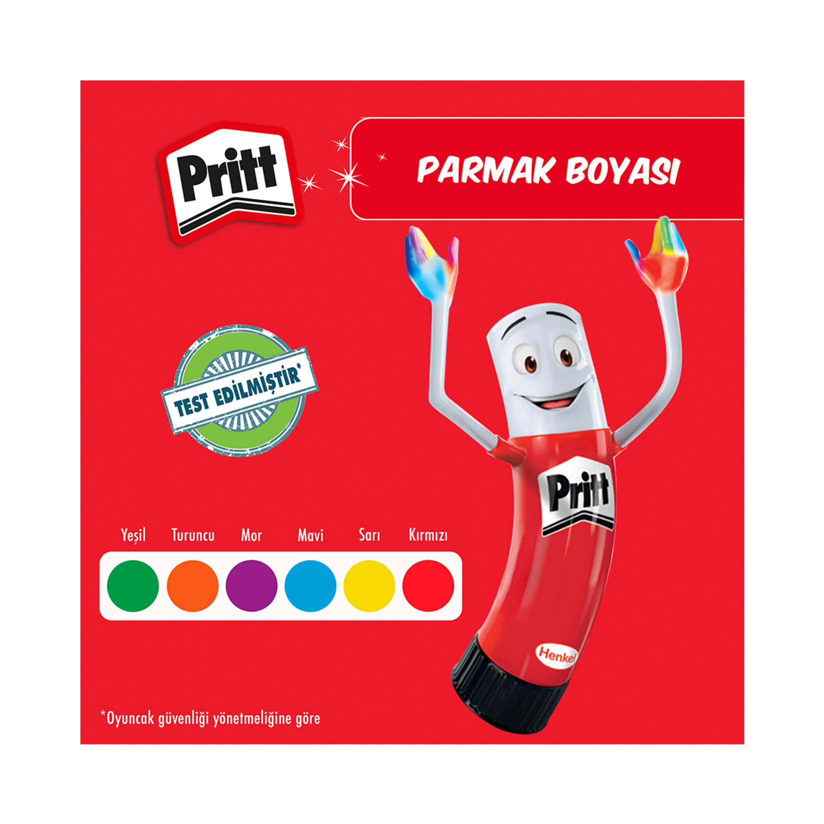 Pritt Parmak Boyası 6x30 ml - Görsel 3