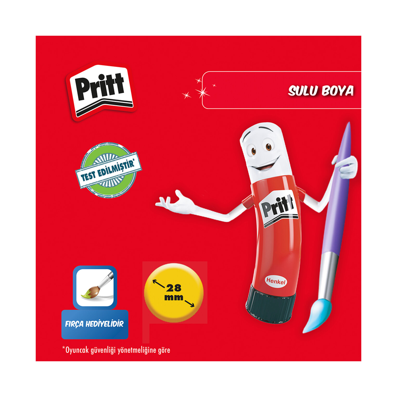 Pritt Küçük Boy Sulu Boya 12'li - Görsel 3