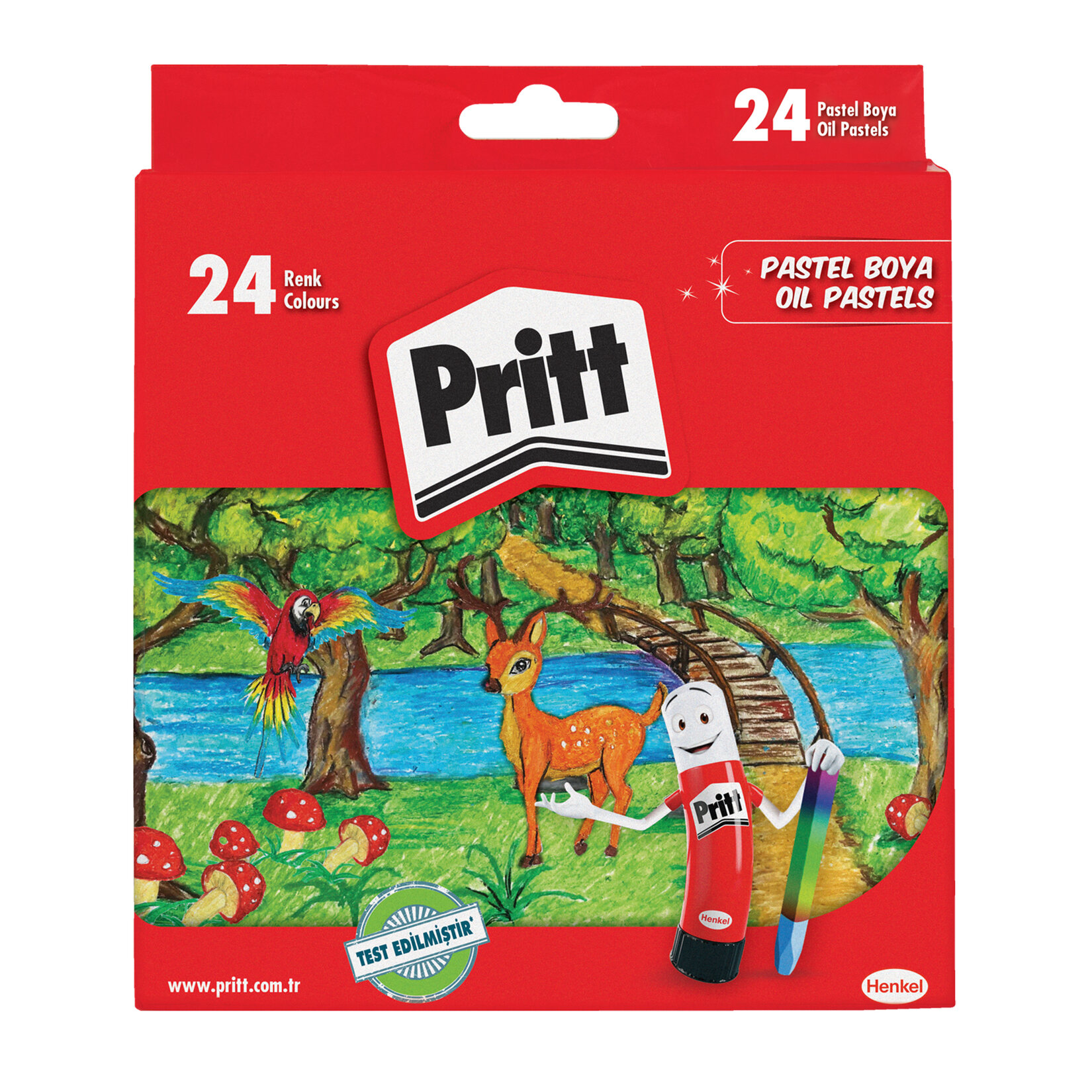 Pritt Karton Kutu Pastel Boya 24'lü
