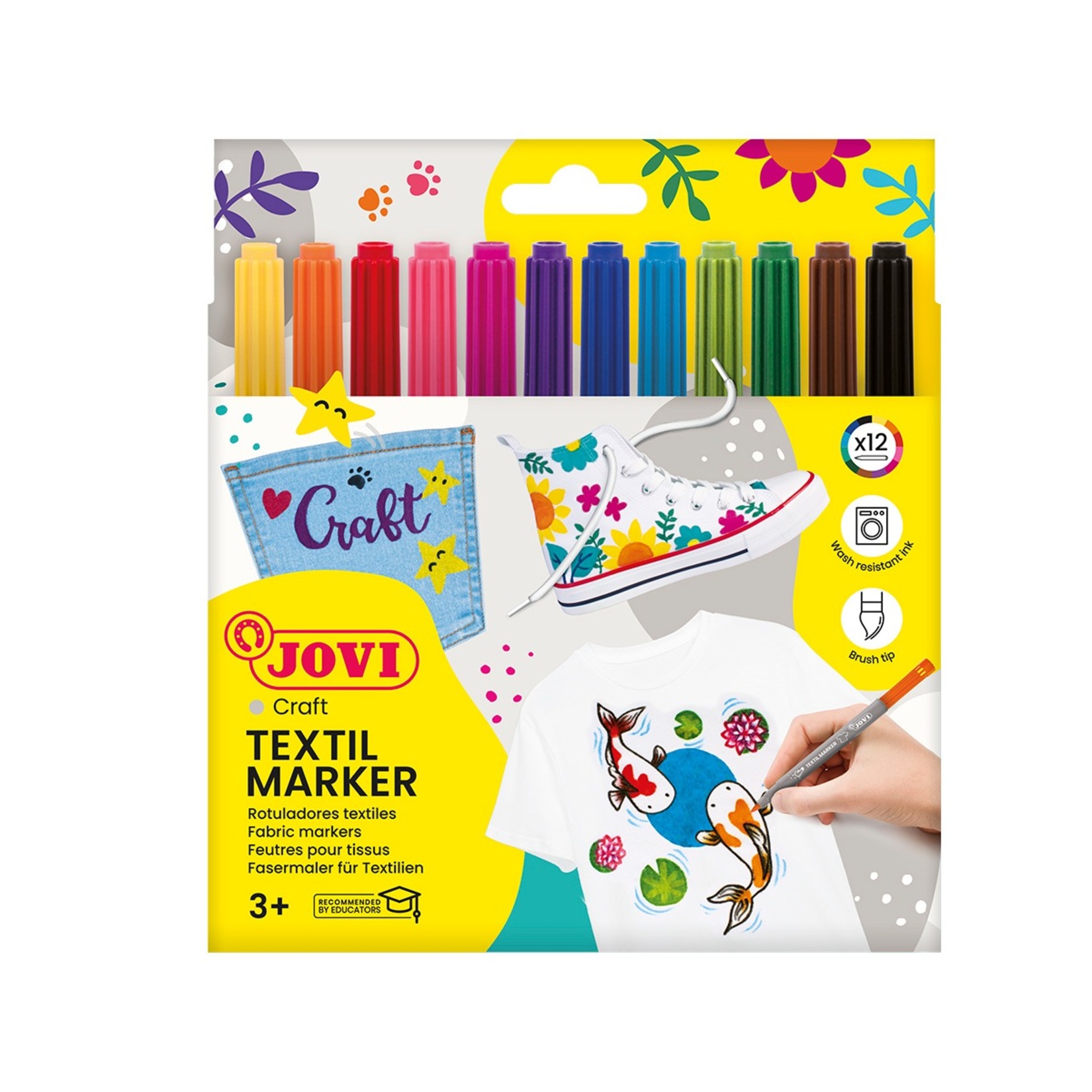 Jovi 1410 Decor Tekstil Kalemi 12 Renk - Görsel 1