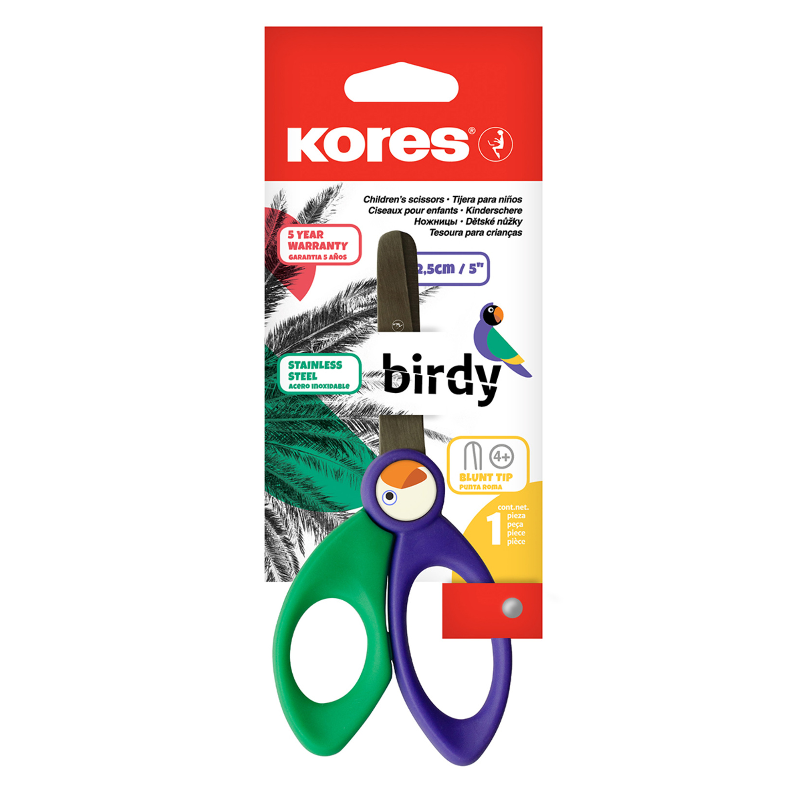 Kores Çocuk Makası Birdy 125 Mm