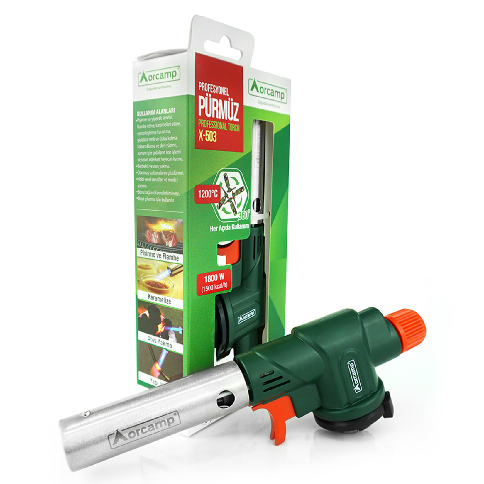Orcamp X-503 Profesyonel Torch Pürmüz - Görsel 1