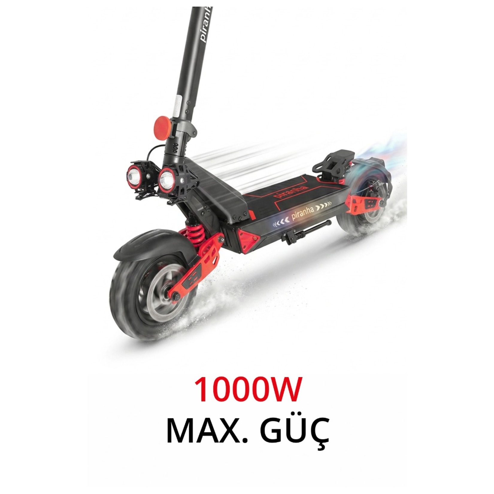 Piranha 5025-K 1000W E-Scooter - Görsel 3