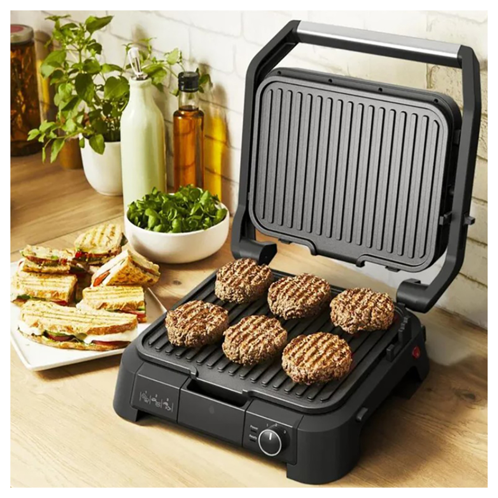Tefal Supergrill 3In1 2000W Izgara & Tost Makinesi Inox - Görsel 8