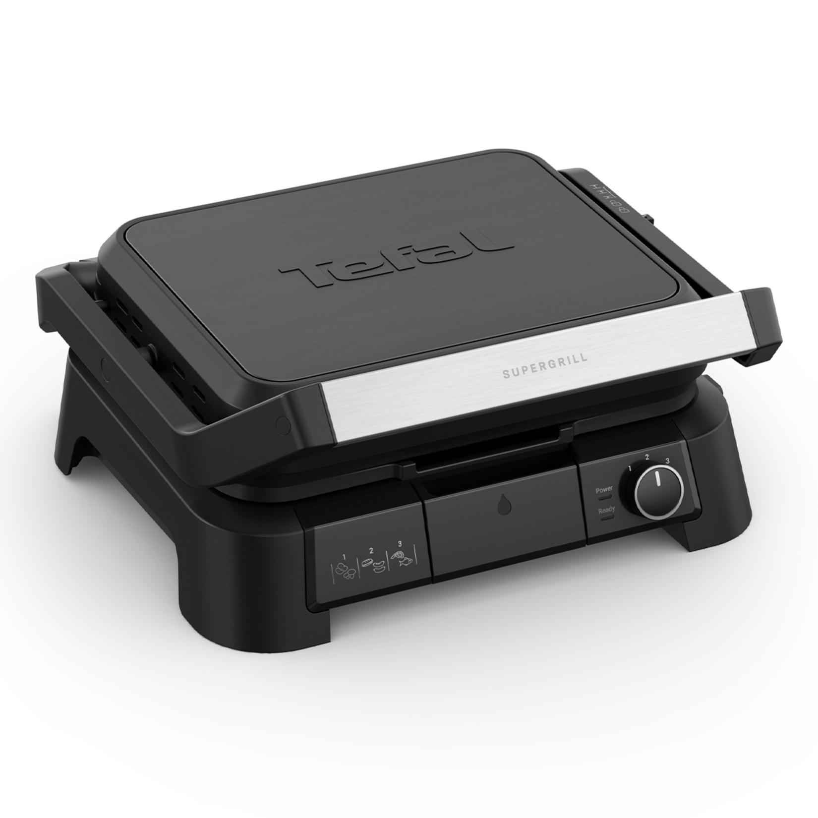 Tefal Supergrill 3In1 2000W Izgara ve Tost Makinesi Siyah - Görsel 1