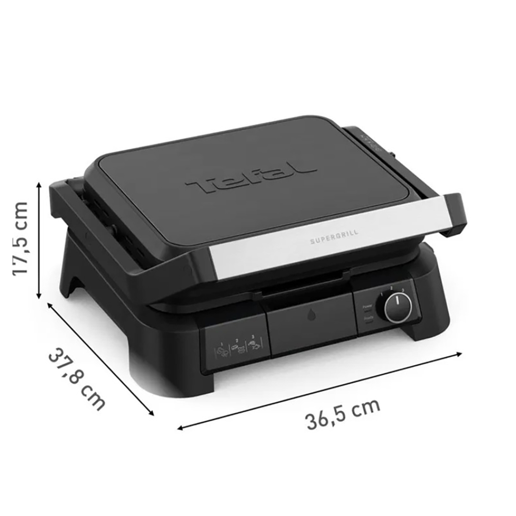 Tefal Supergrill 3In1 2000W Izgara ve Tost Makinesi Siyah - Görsel 2